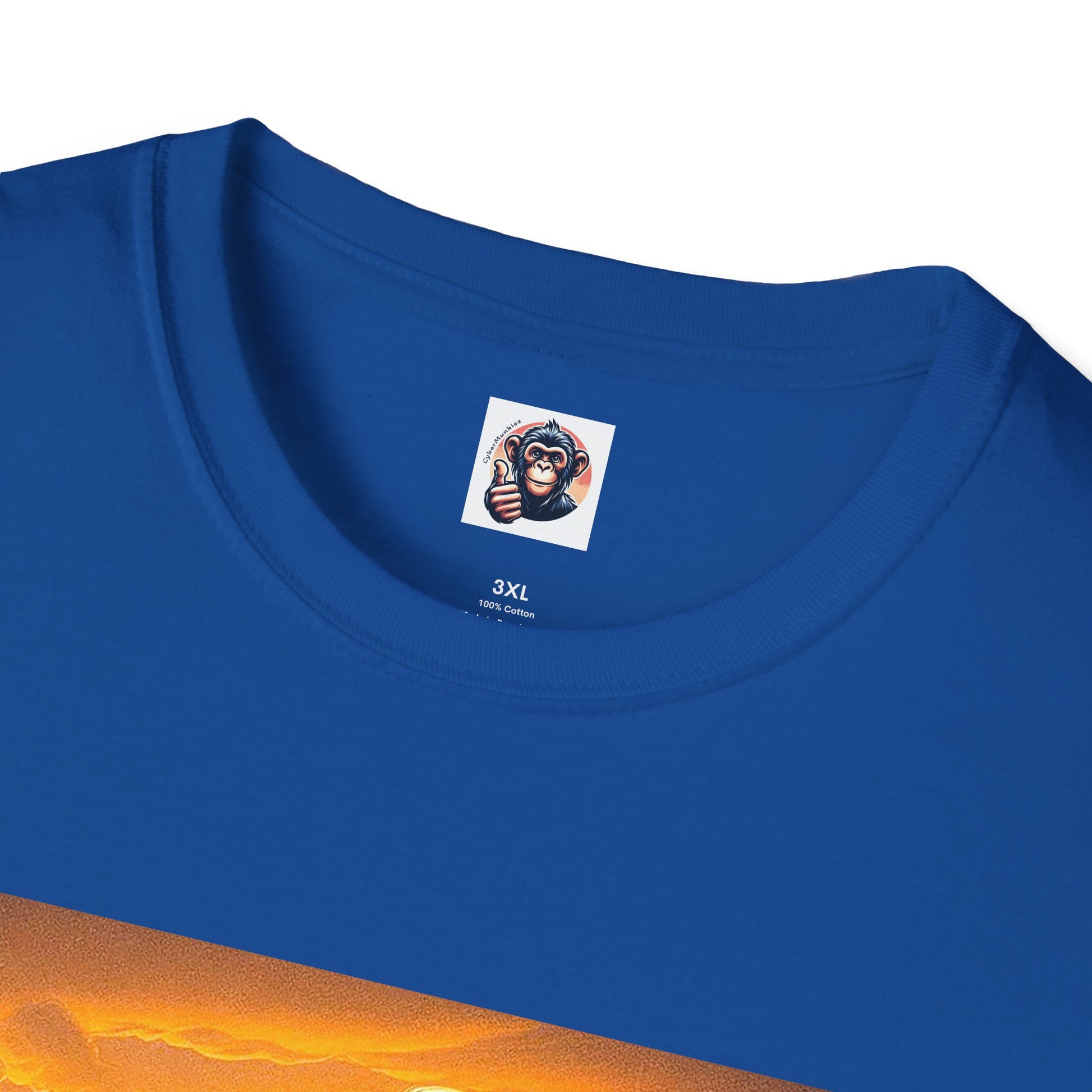 Chimp surfing queen T-Shirt Printify