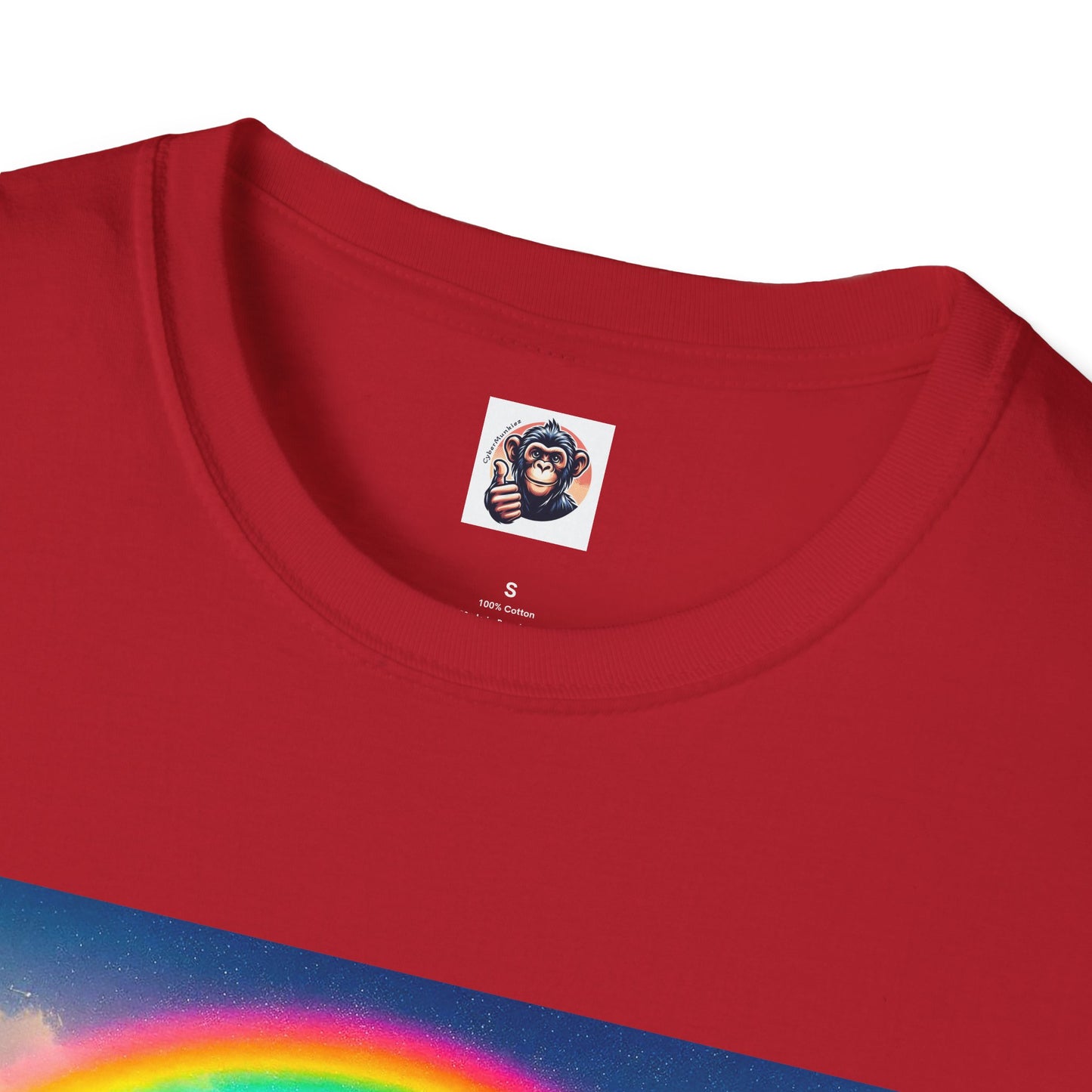 Capuchin Monkey rainbow bridge shirt