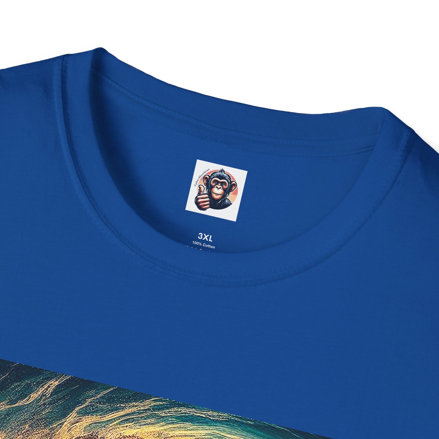 Chimp surfs up T-Shirt Printify