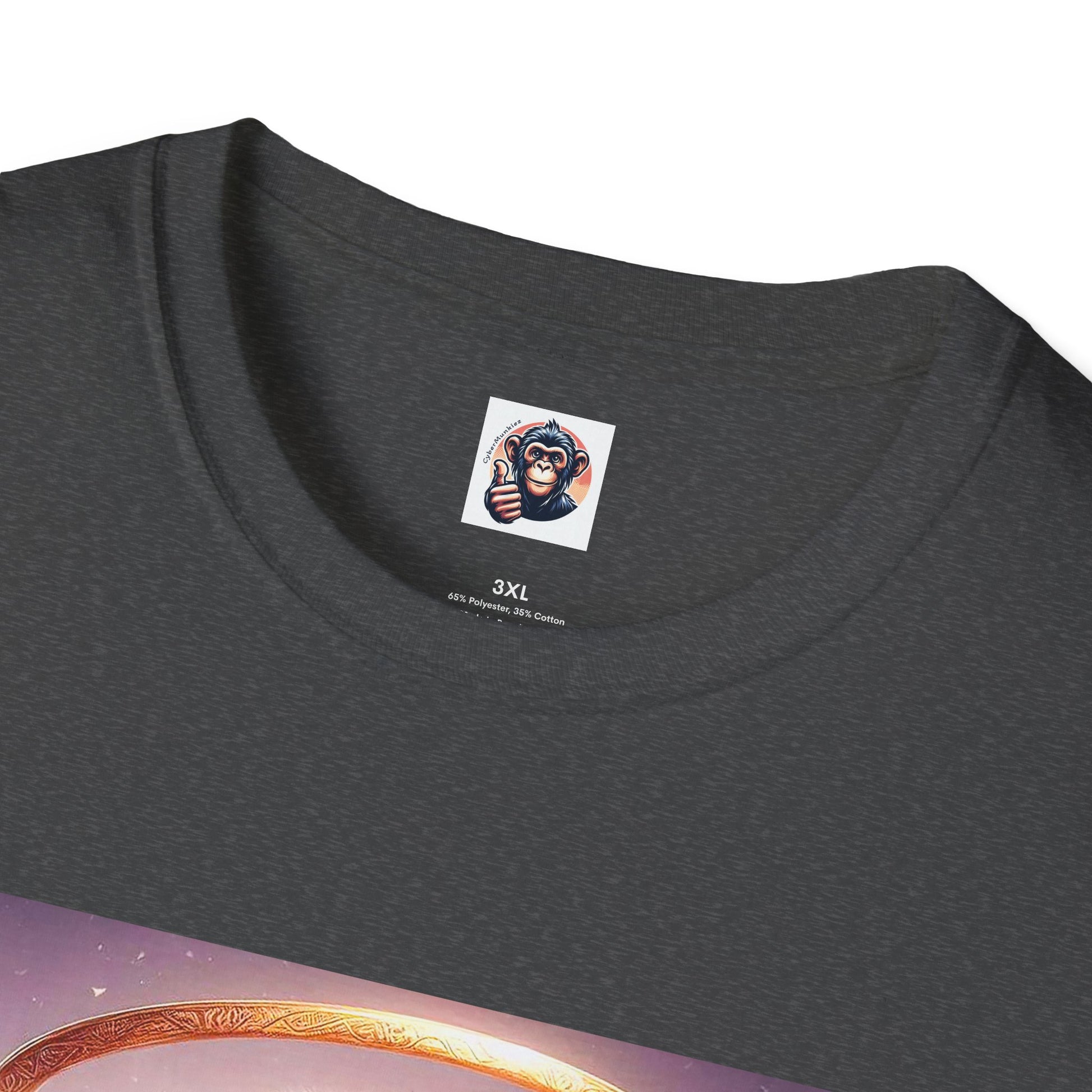 Capuchin Monkey heavenly Angel T-Shirt Printify