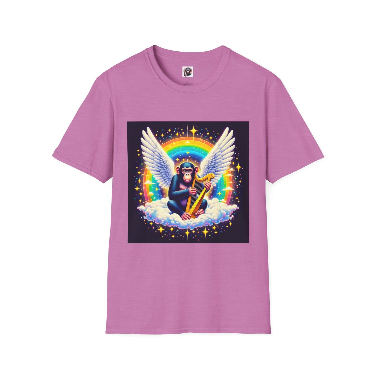 Bonobo wings T-Shirt Printify S Heather Radiant Orchid