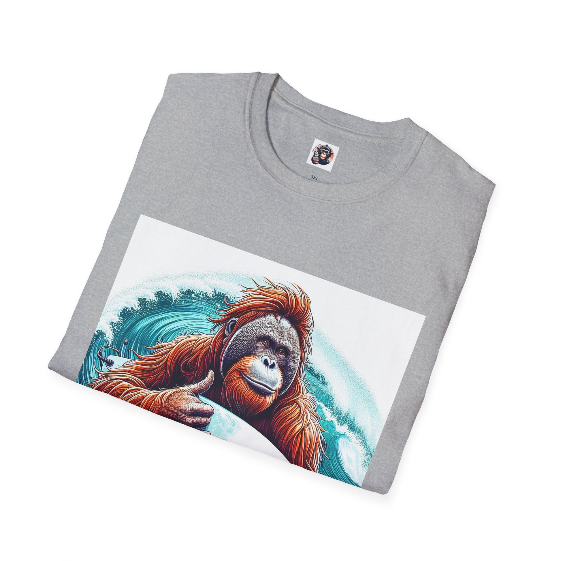 Orangutans surfer T-Shirt Printify