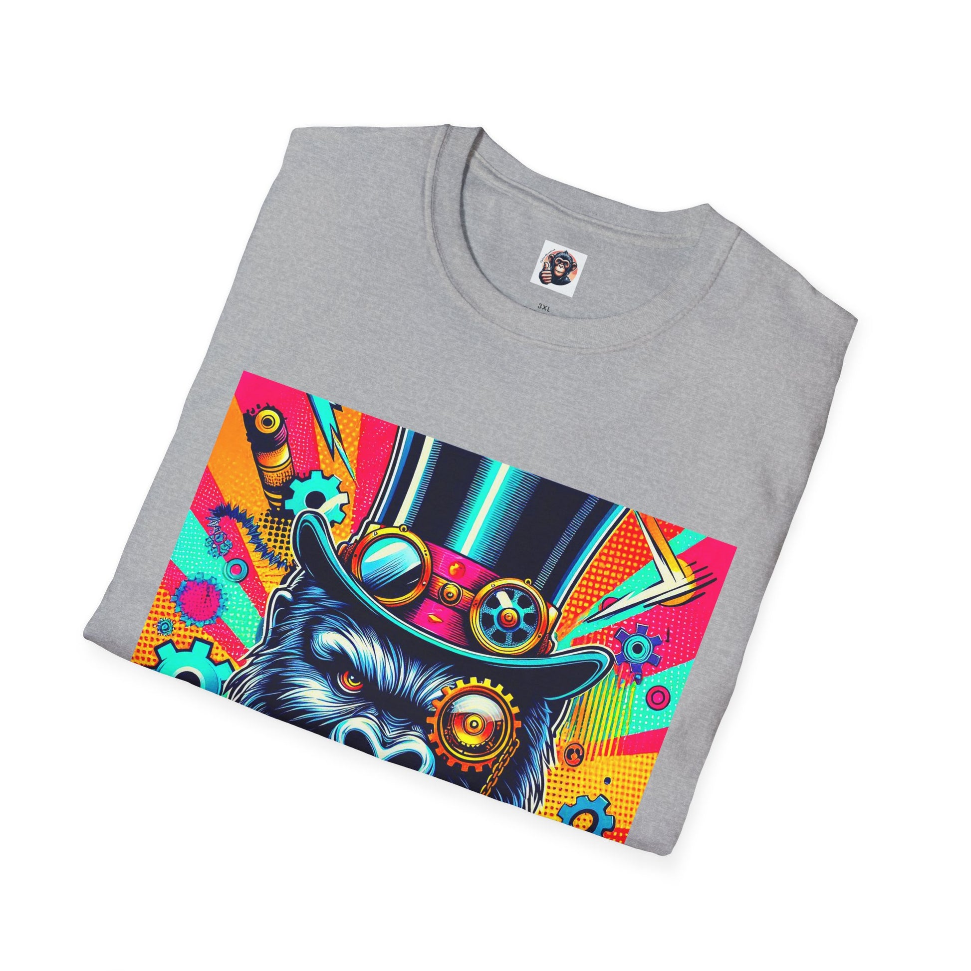 Gorilla steam punk T-Shirt Printify