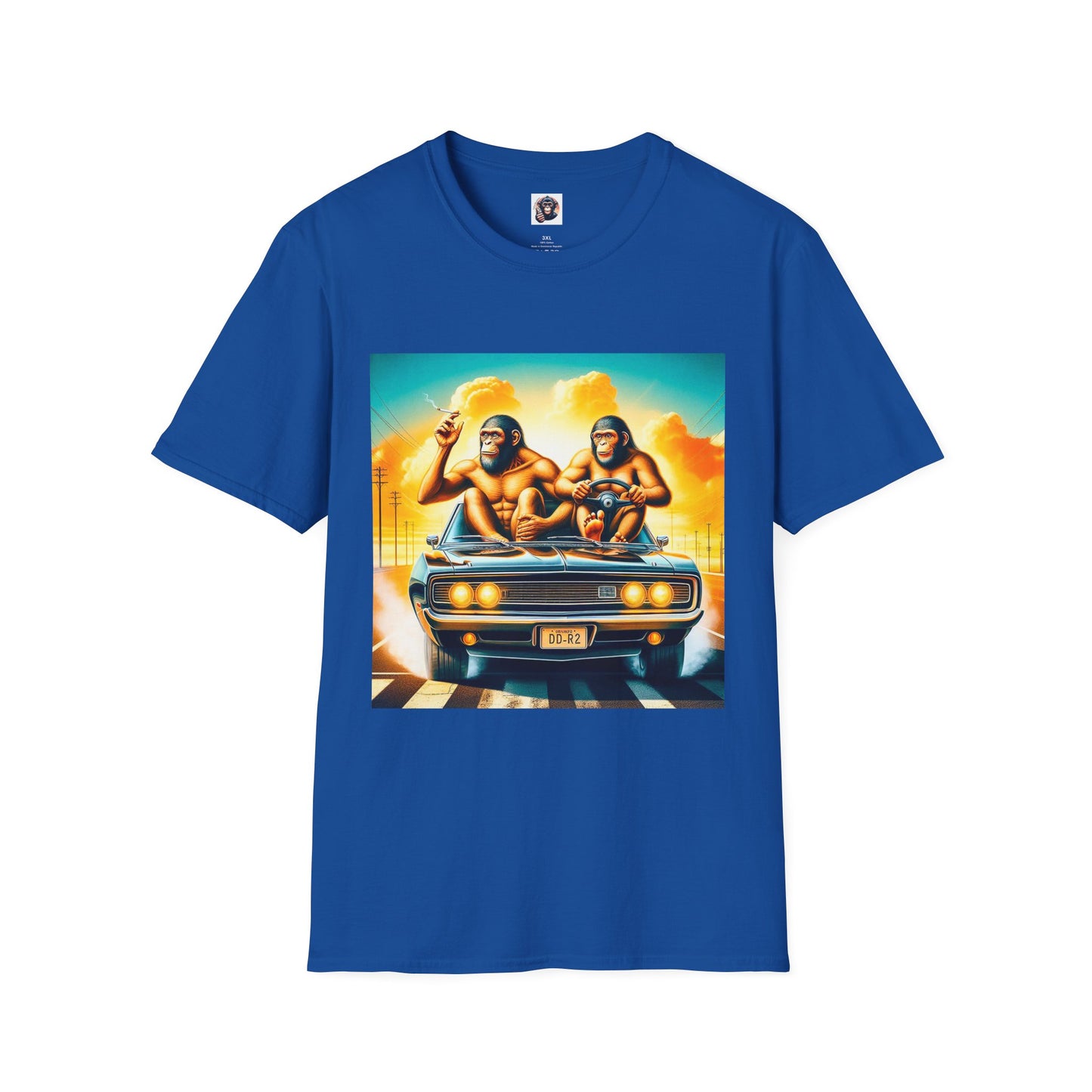 Wacky Homo Sapiens T-Shirt Printify XS Royal