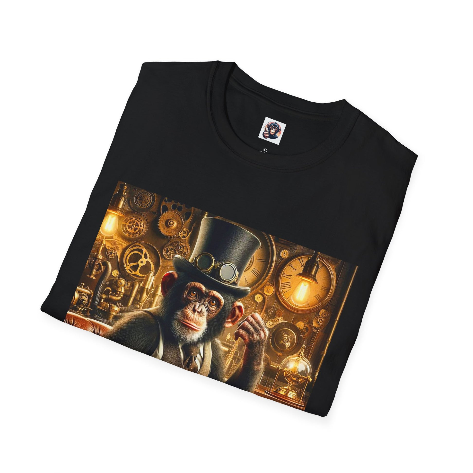 Chimp steam punk T-Shirt Printify