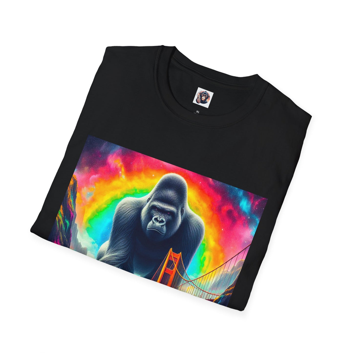 Gorilla attacking city shirt T-Shirt Printify