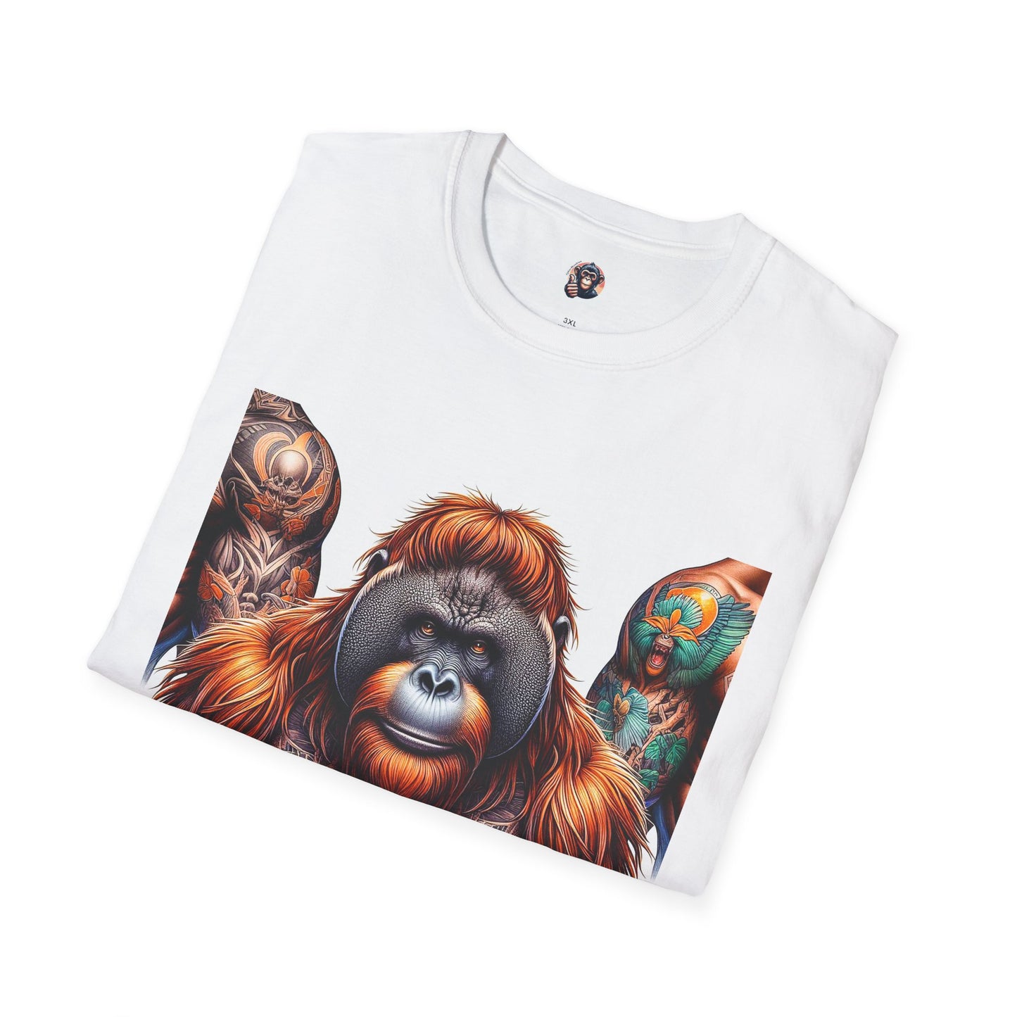 Orangutans muscles man T-Shirt Printify