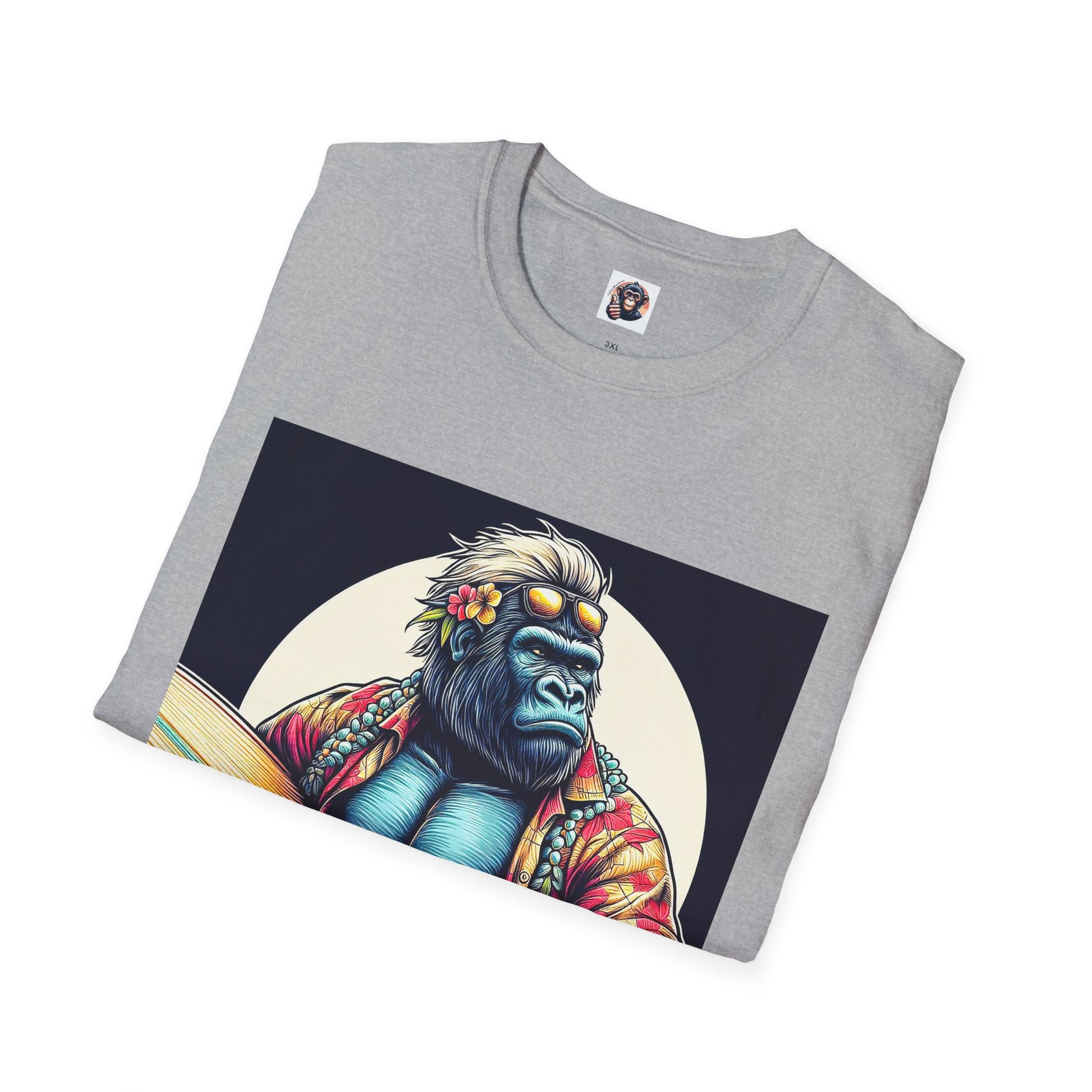 Gorilla surfer T-Shirt Printify