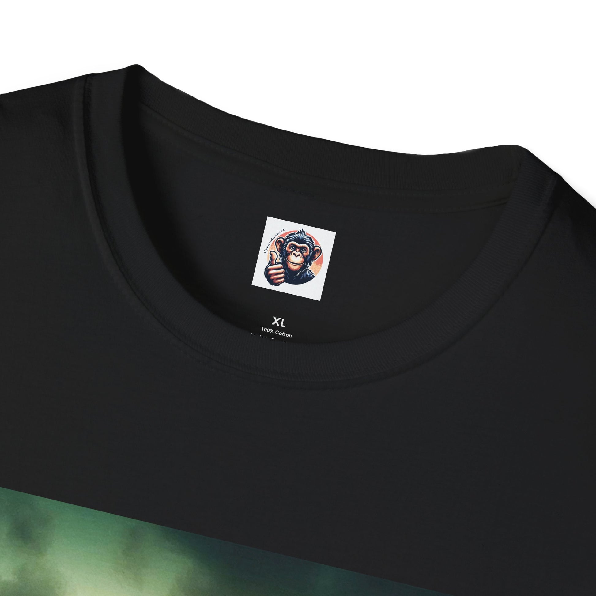 Wacky Baboon orange car T-Shirt Printify