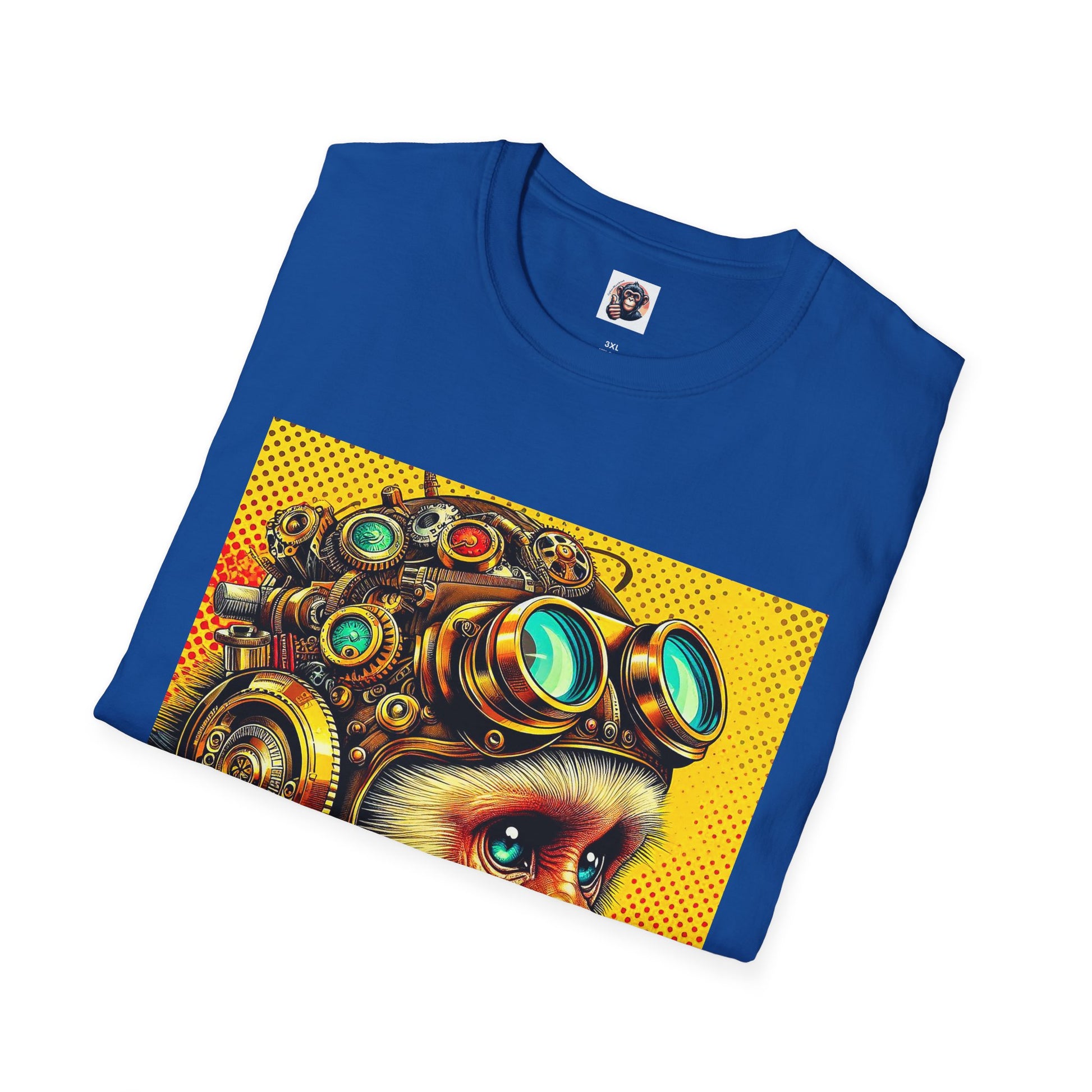 Capuchin Monkey steam punk T-Shirt Printify