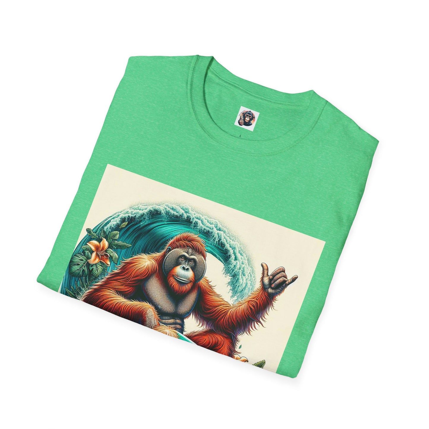 Orangutans beach dude