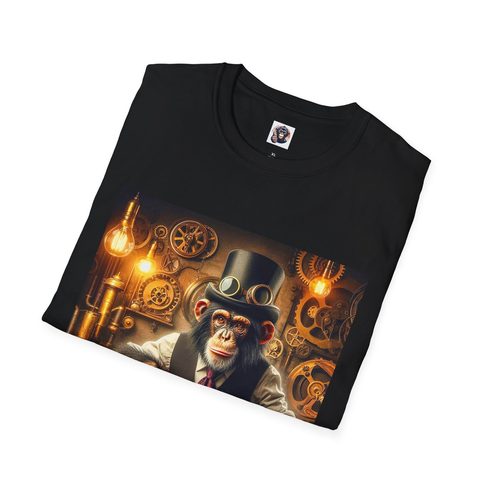Chimp steam punk T-Shirt Printify