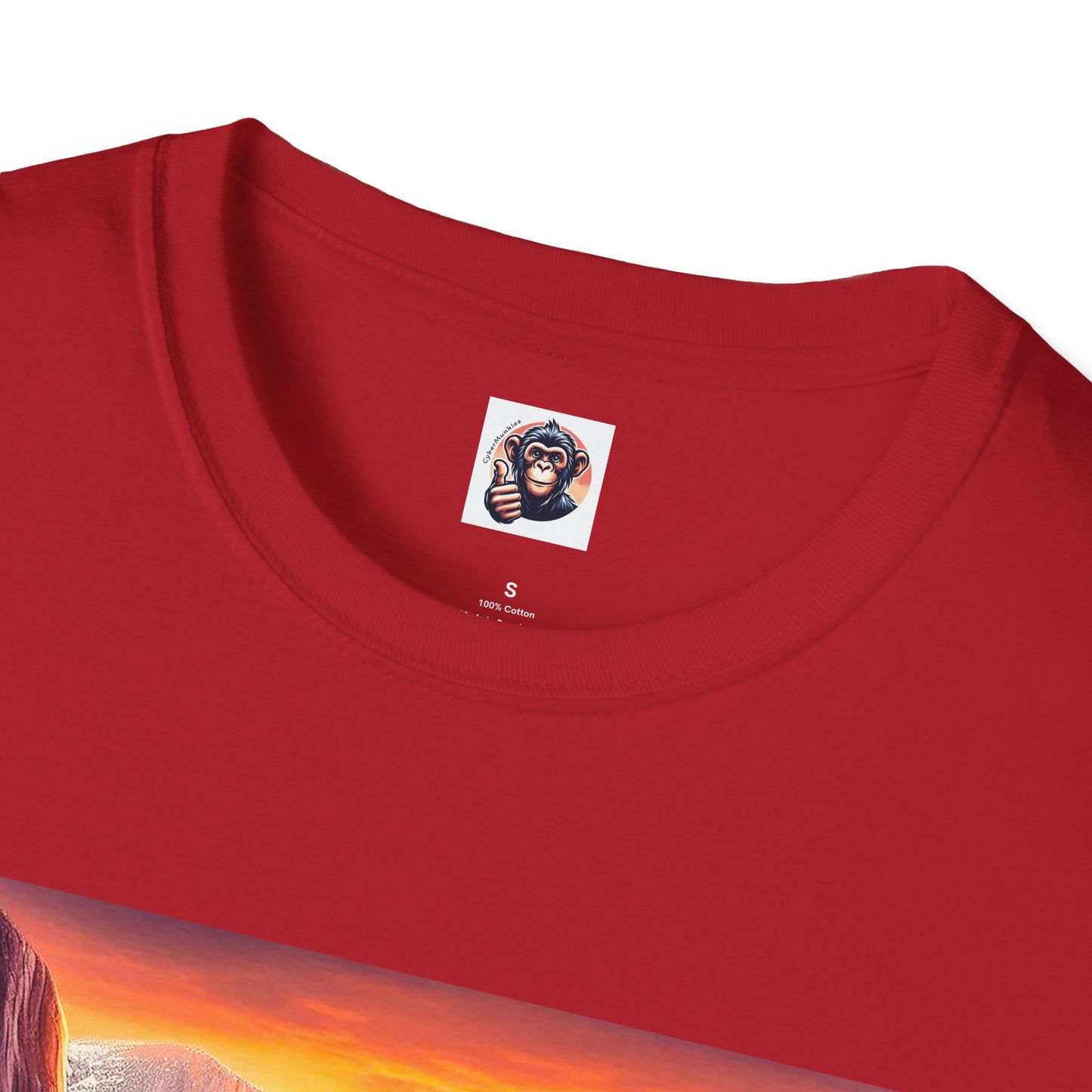 Wacky Bonobo driving sunset