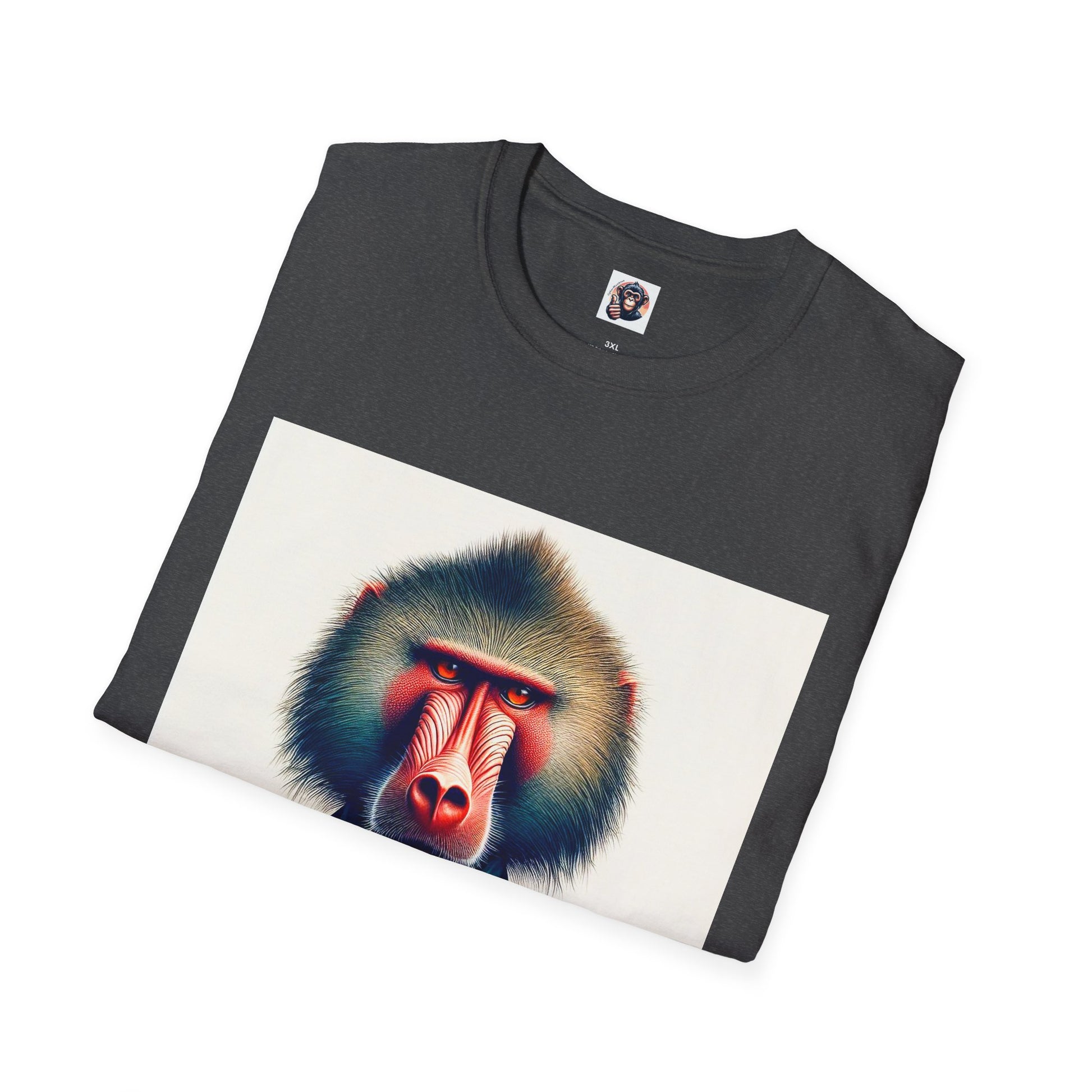 Baboon business man T-Shirt Printify