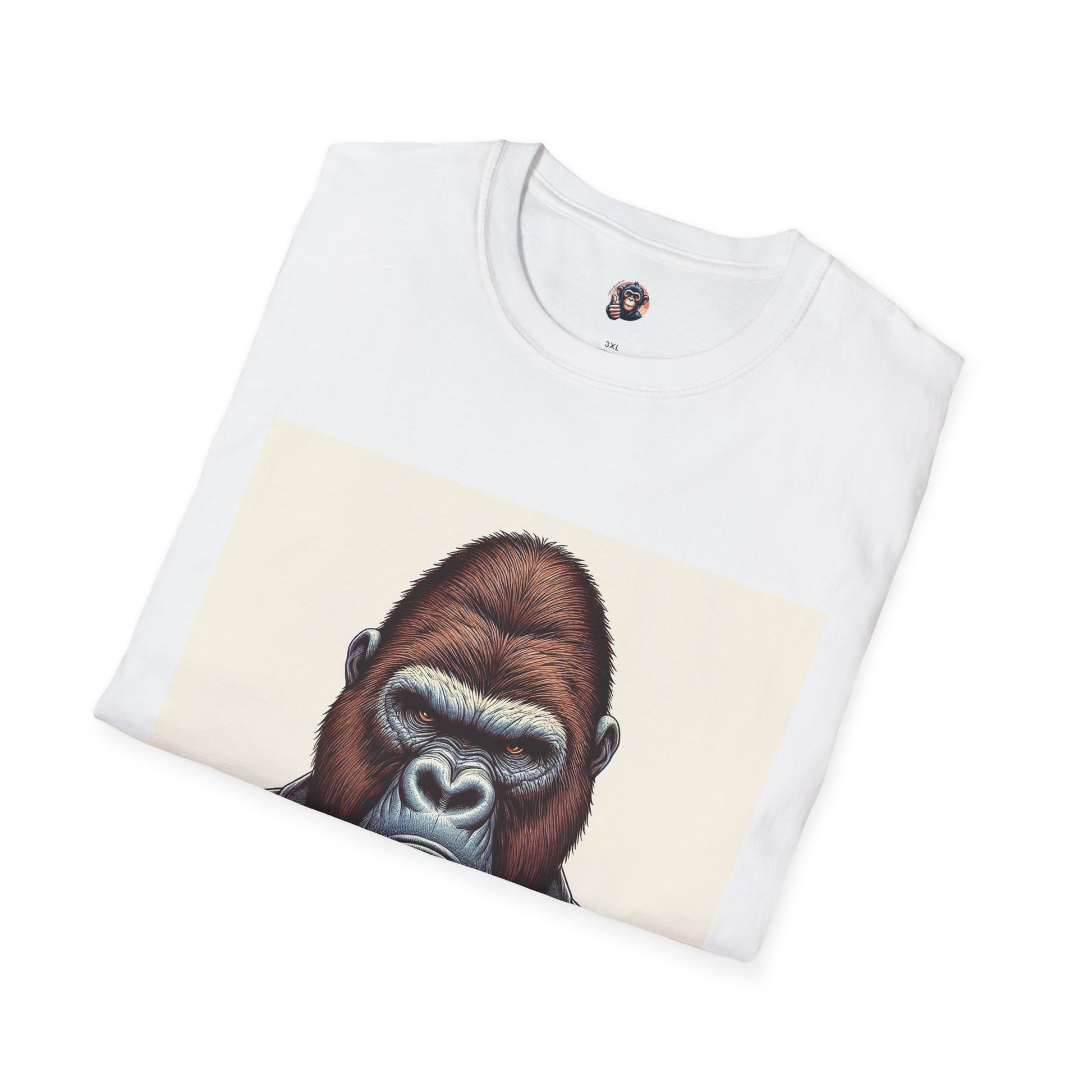 Gorilla mean boss T-Shirt Printify