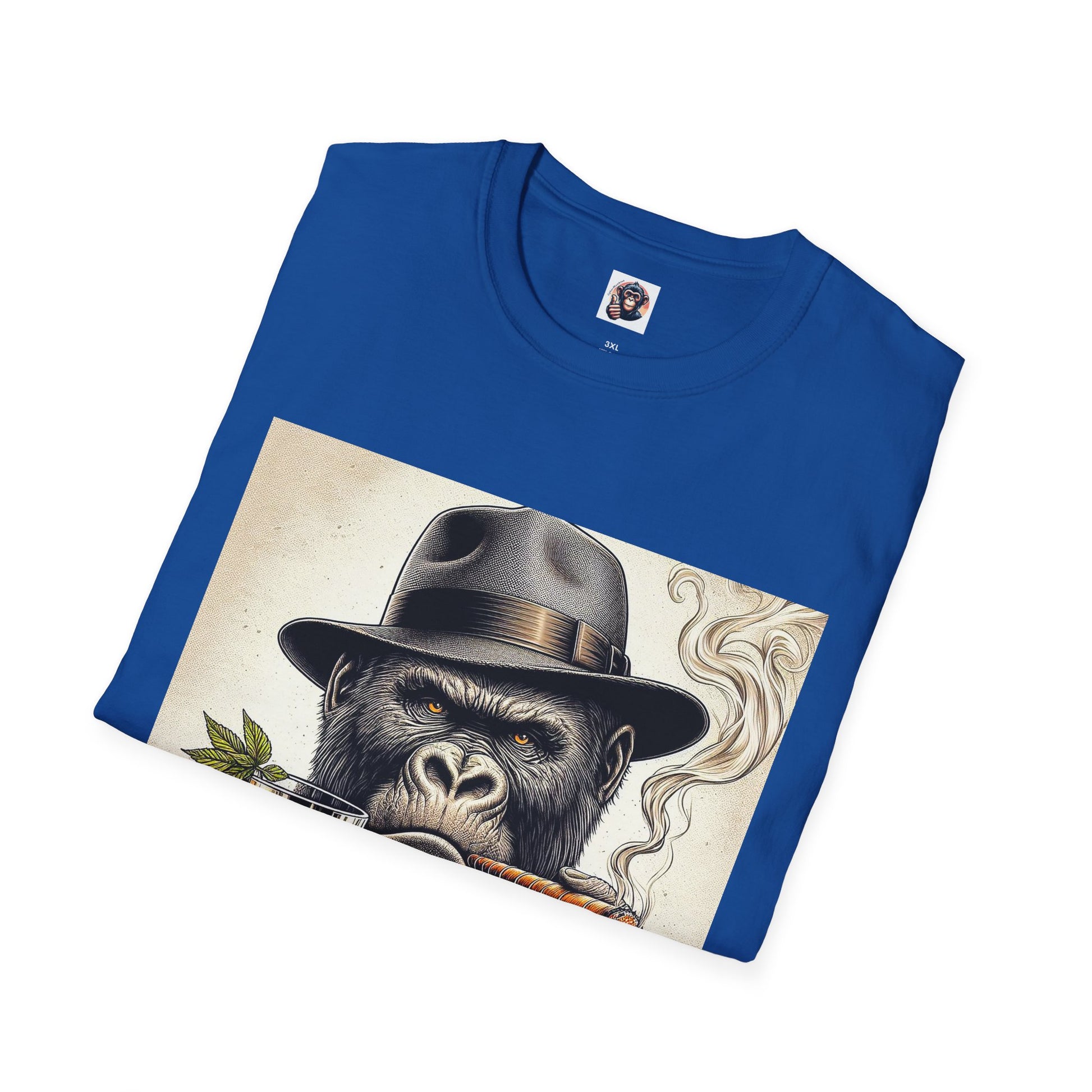 Gorilla whiskey and cigars T-Shirt Printify