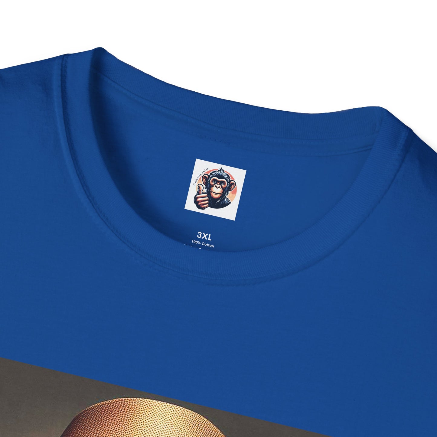 Bonobo hat and tie T-Shirt Printify