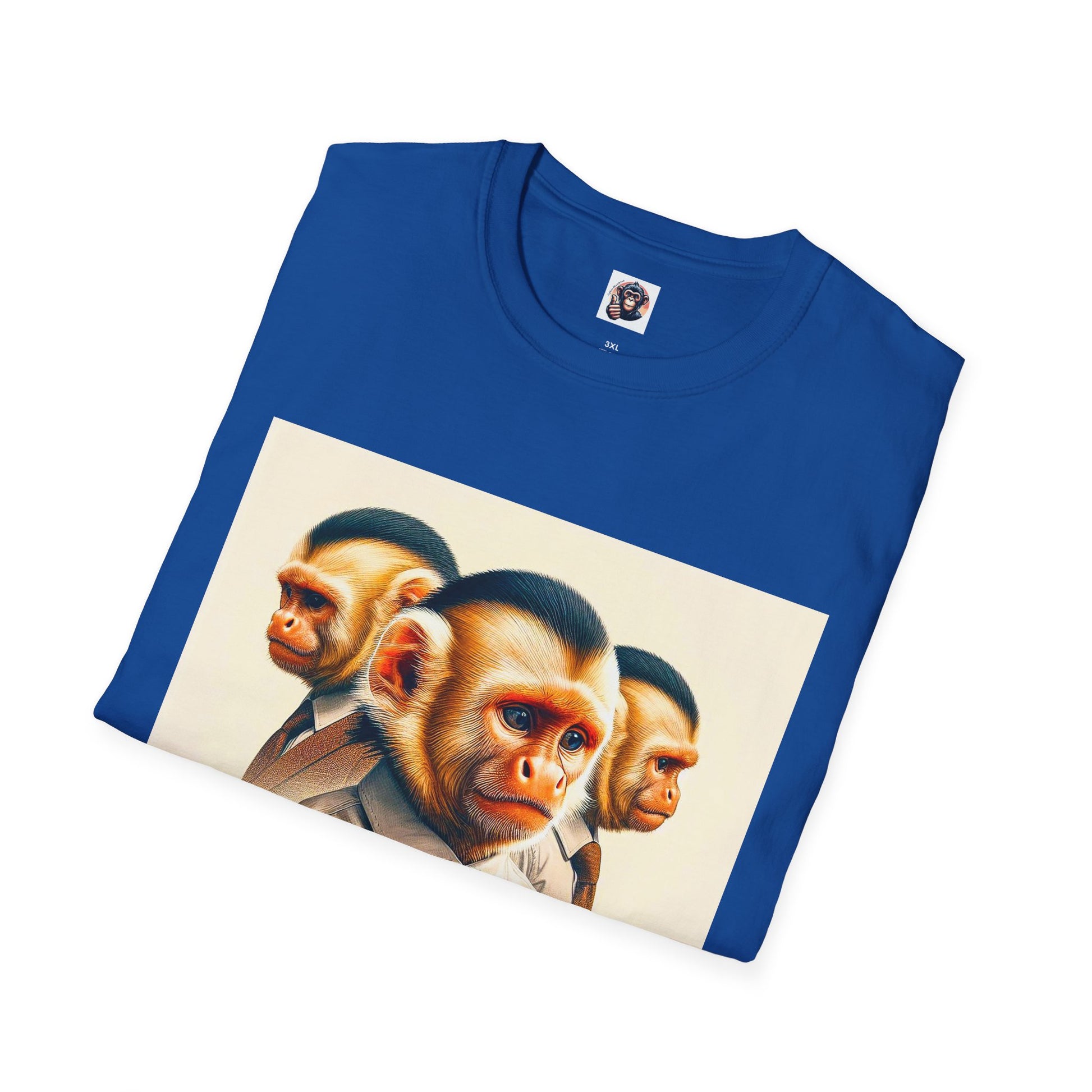 Capuchin Monkey business men T-Shirt Printify