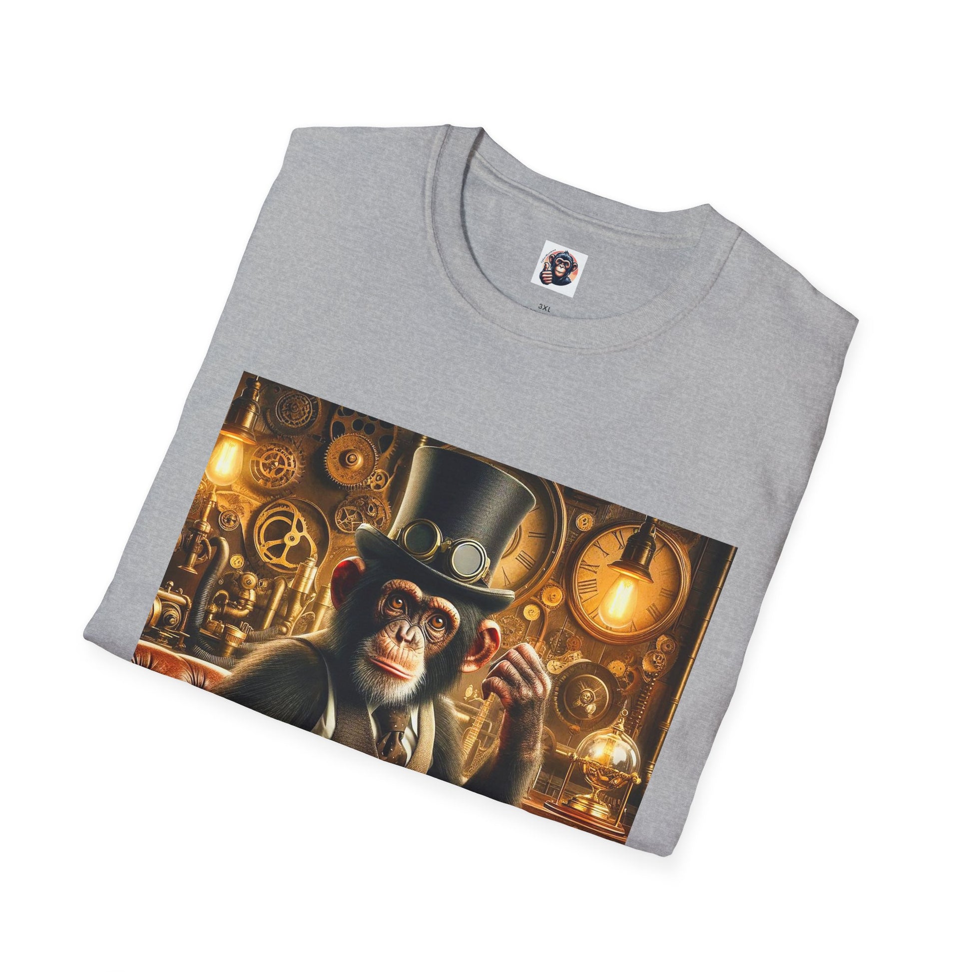 Chimp steam punk T-Shirt Printify