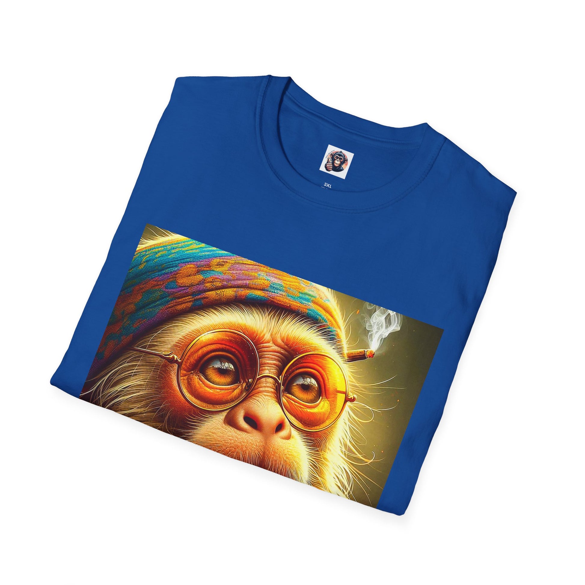 Capuchin Monkey old man shirt T-Shirt Printify