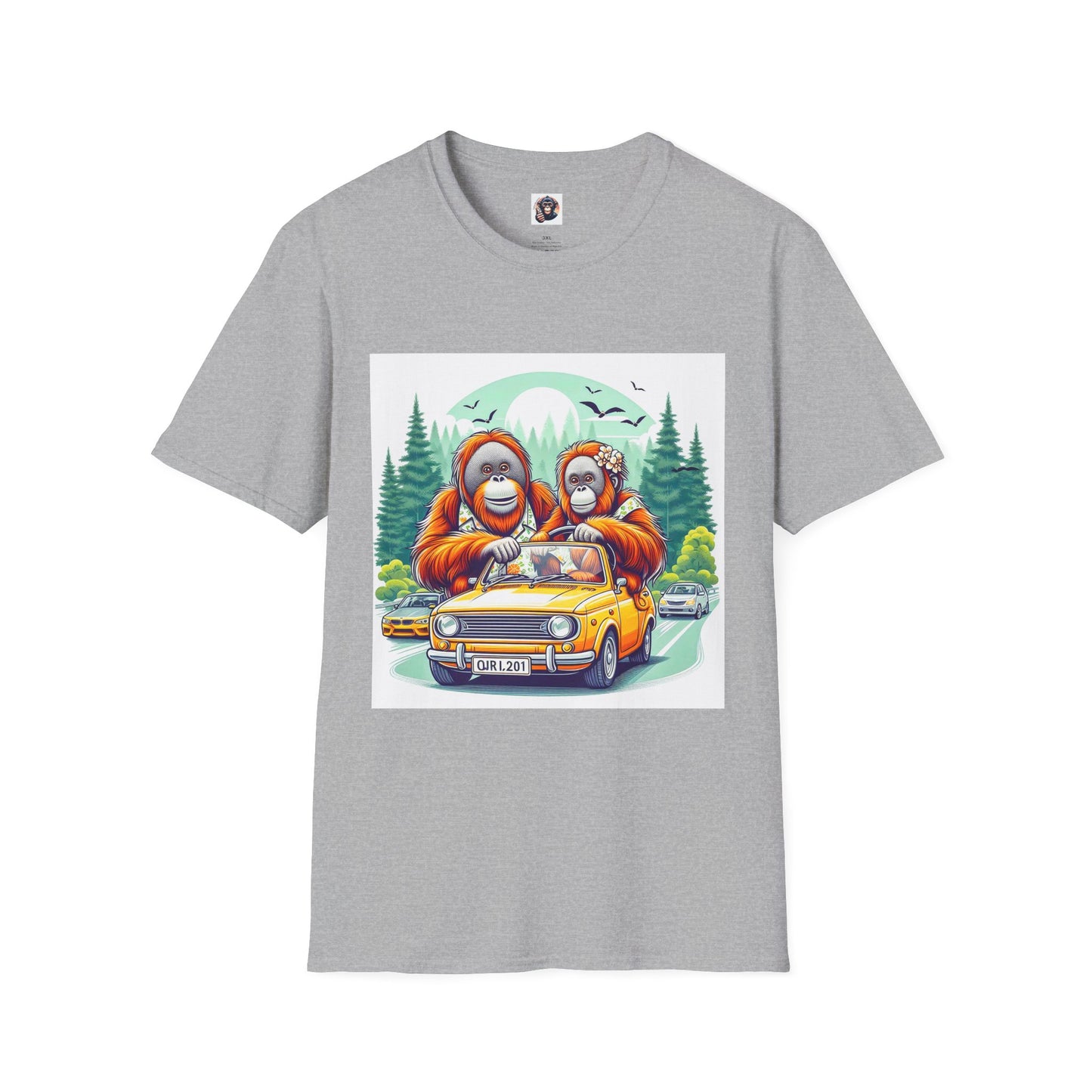 Orangutans T-Shirt Printify XS Sport Grey