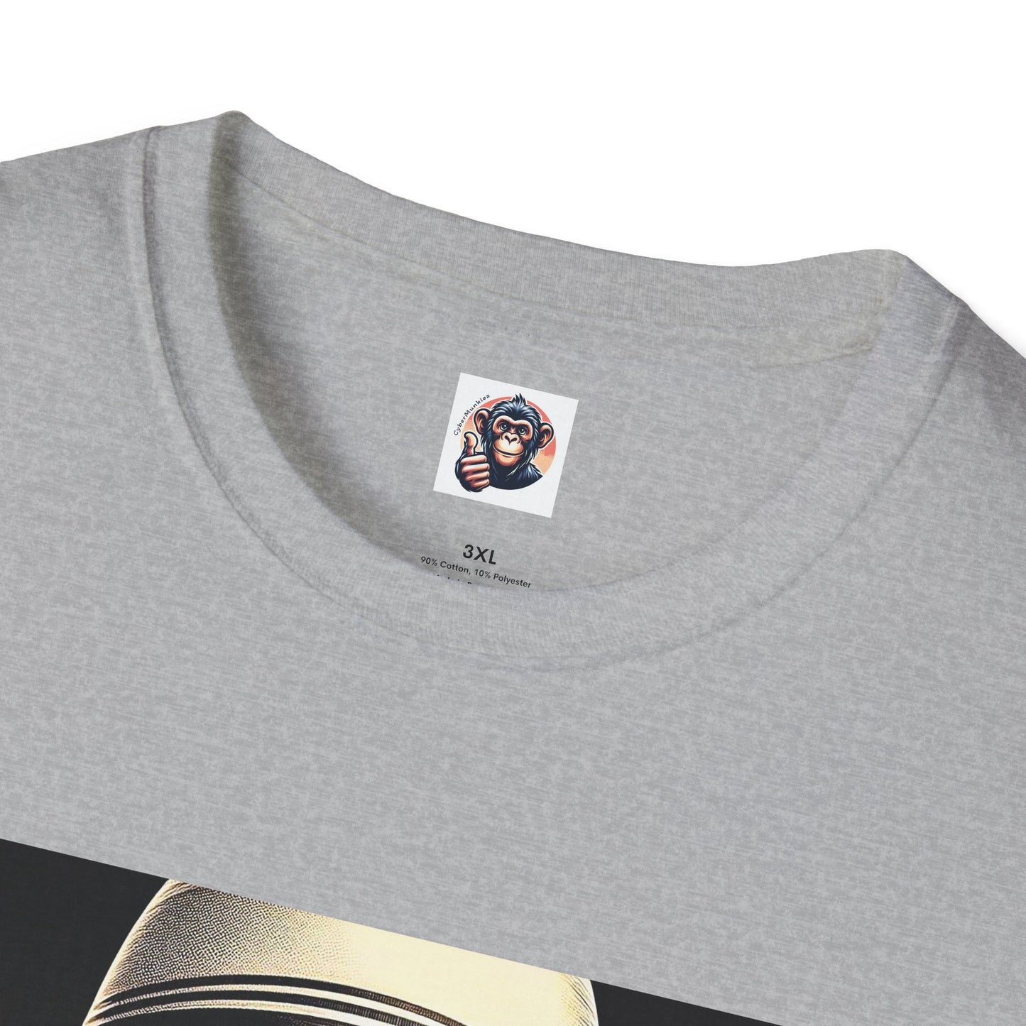 Chimp drink and smoke T-Shirt Printify