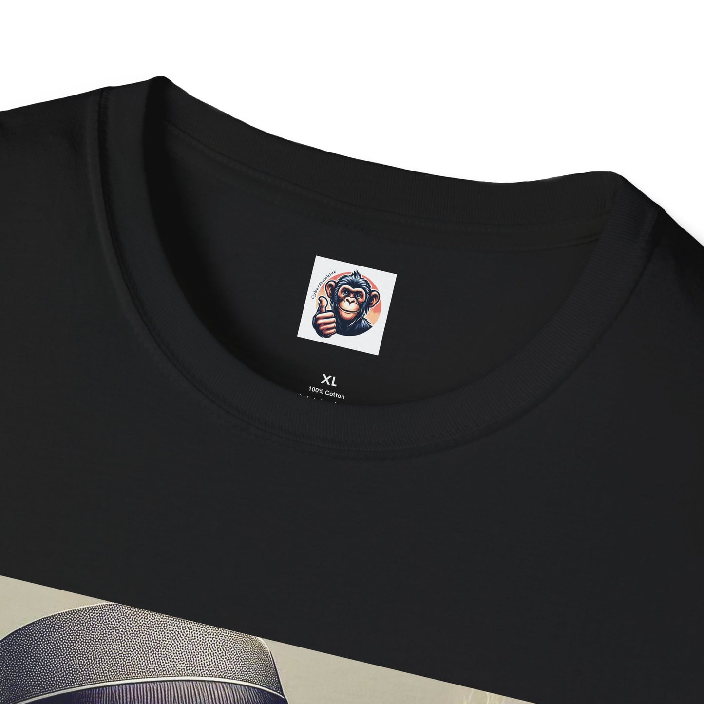 Chimp smoking shirt T-Shirt Printify