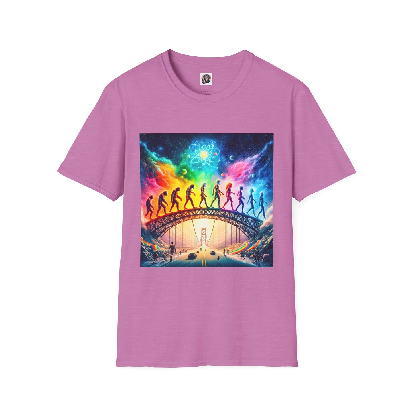 Homo Sapiens pretty colors T-Shirt Printify S Heather Radiant Orchid