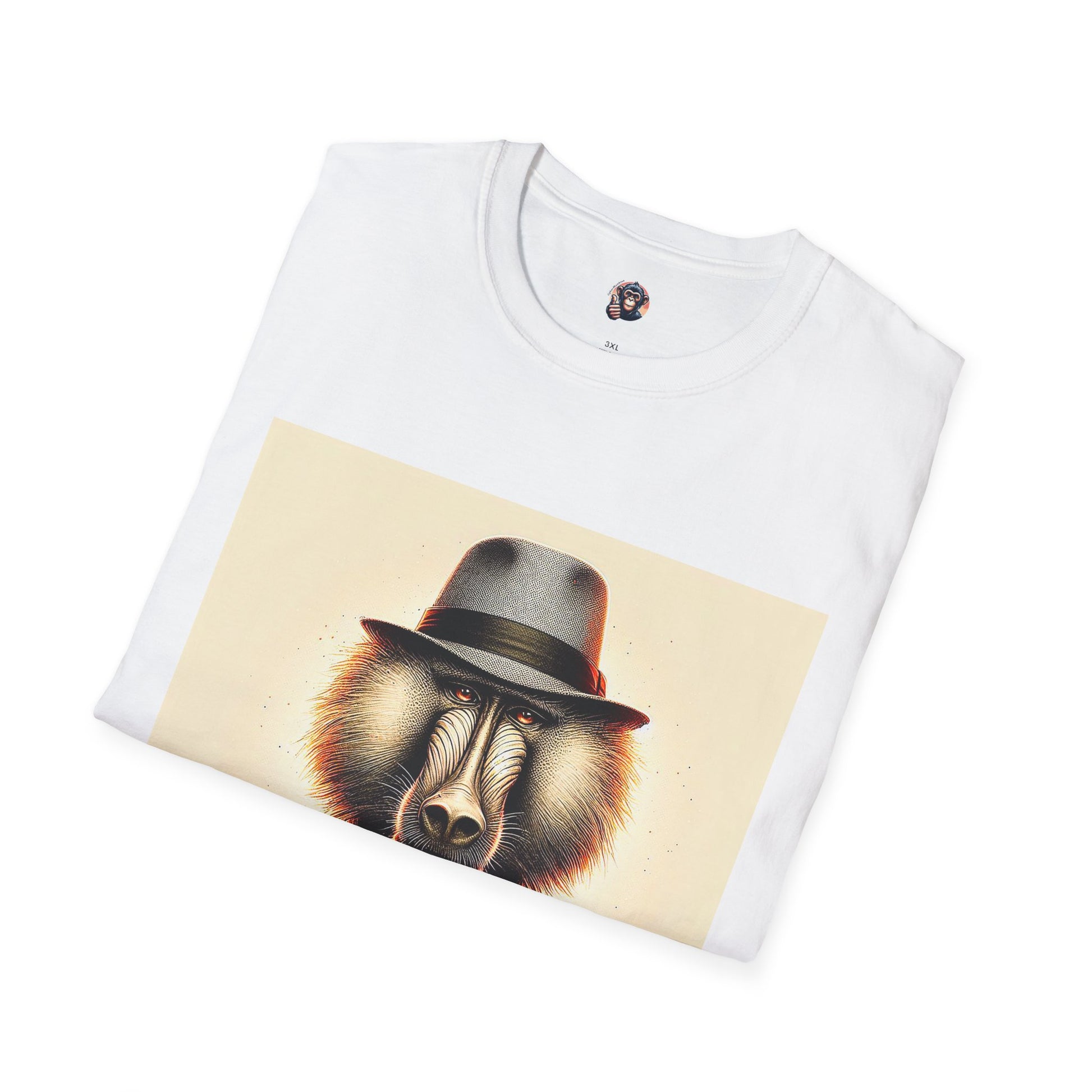 Baboon bow tie cutie T-Shirt Printify