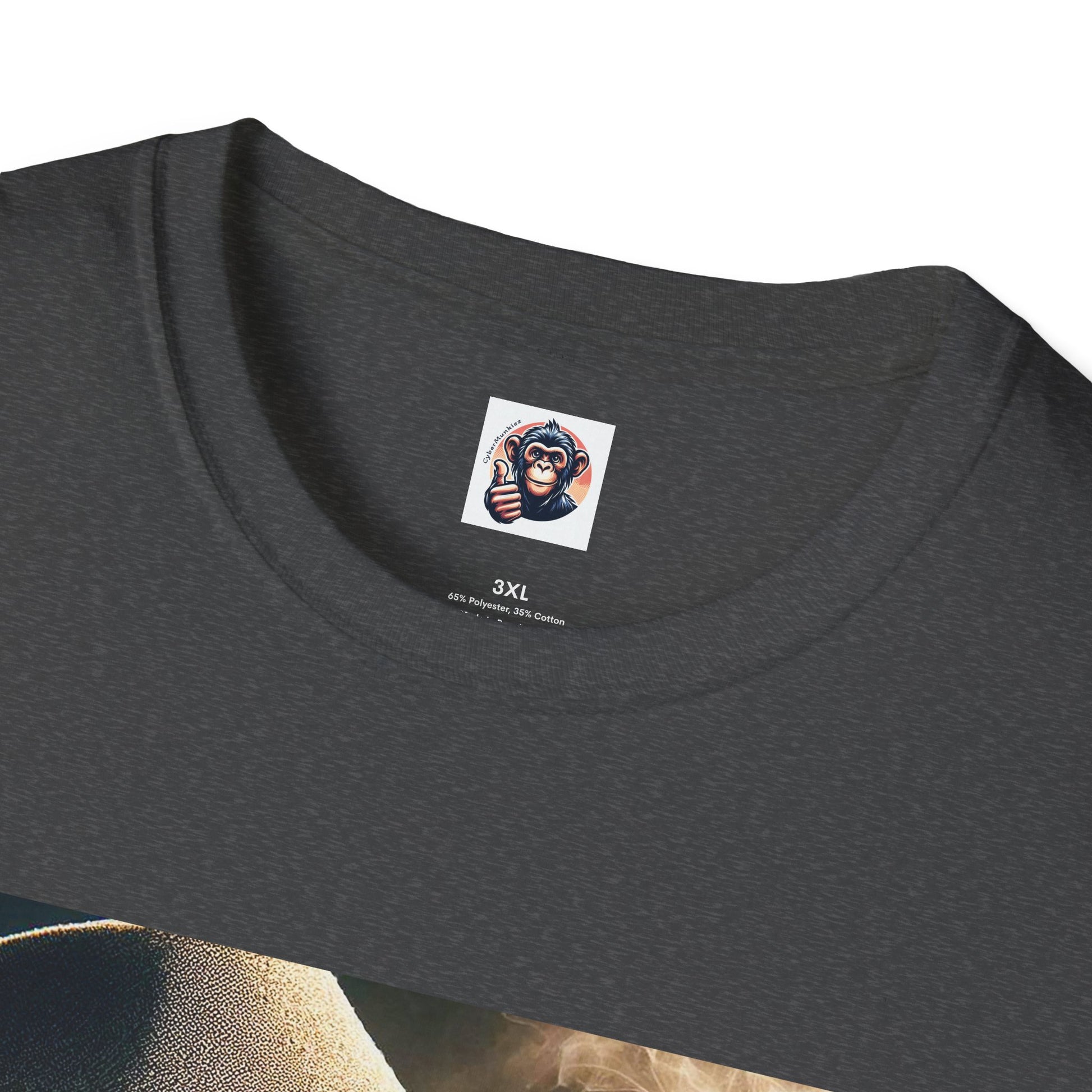 Capuchin Monkey cigar smoker T-Shirt Printify