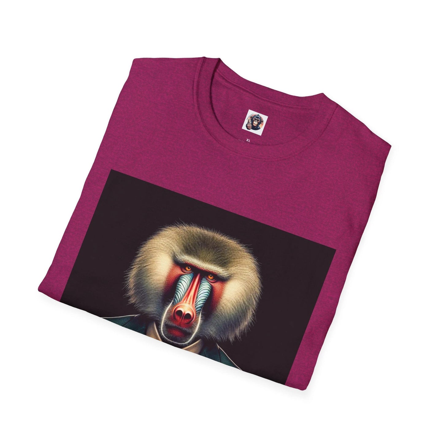 Baboon Business Professional Graphic T Shirt For Office Casual Wear Unisex Cotton Crew Neck Tee by Printify