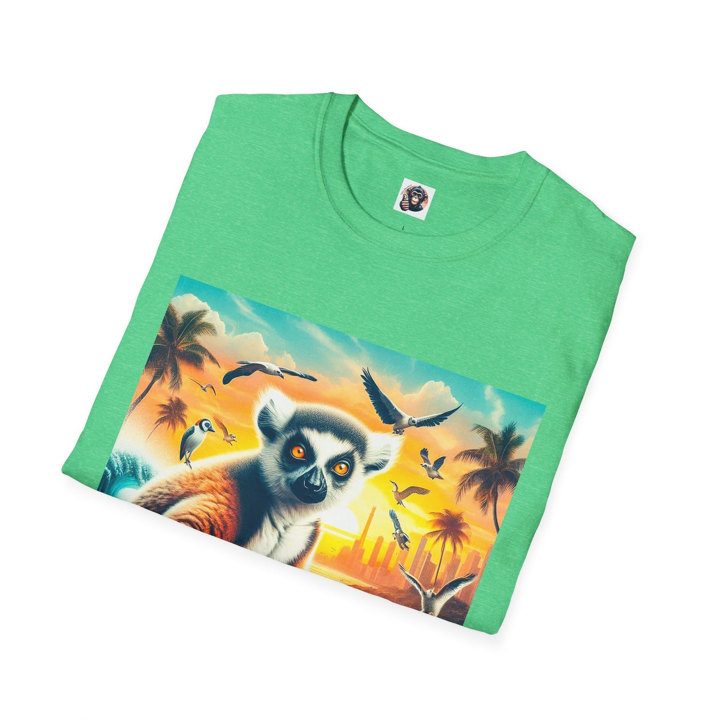Lemurs surfing dude