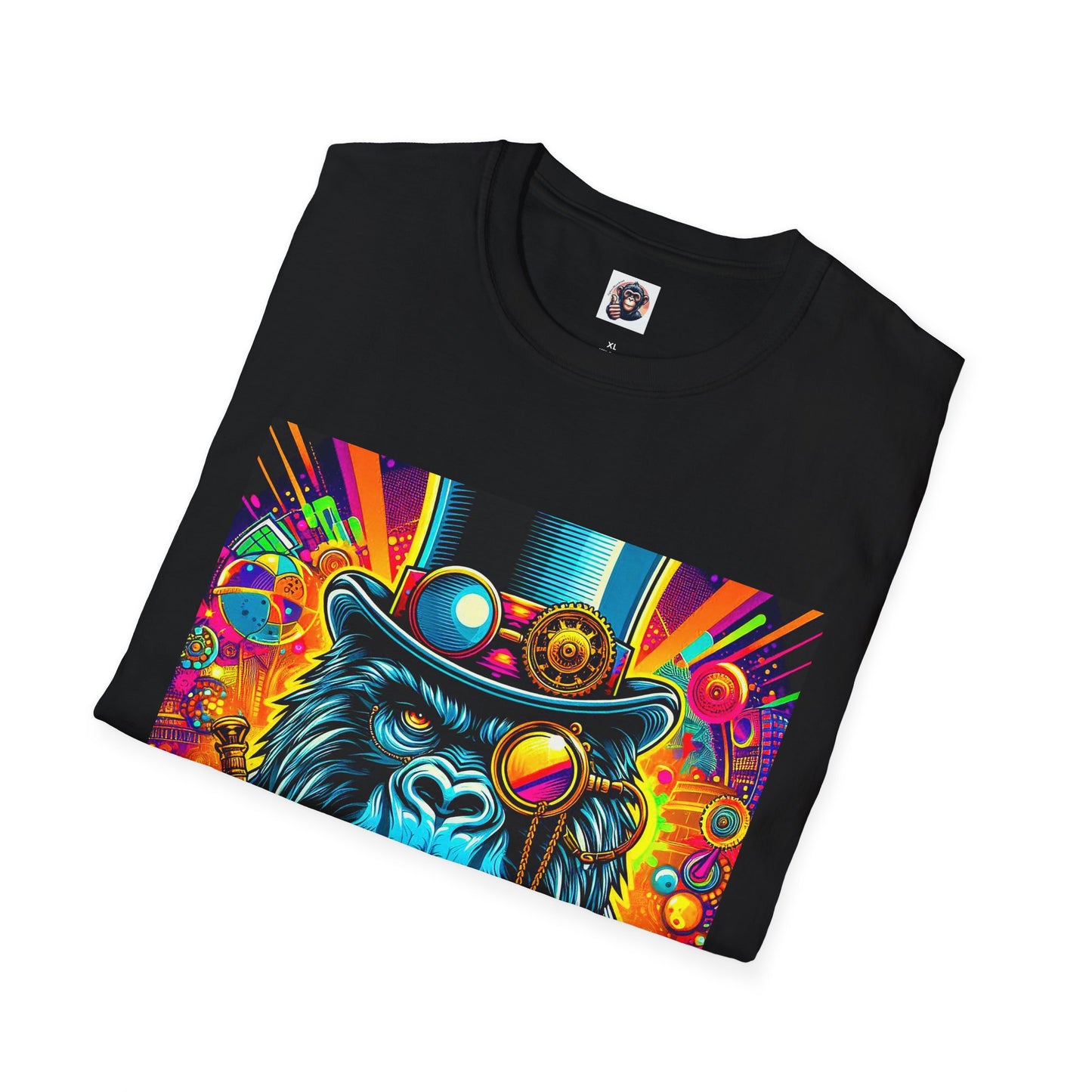 Gorilla steam punk T-Shirt Printify