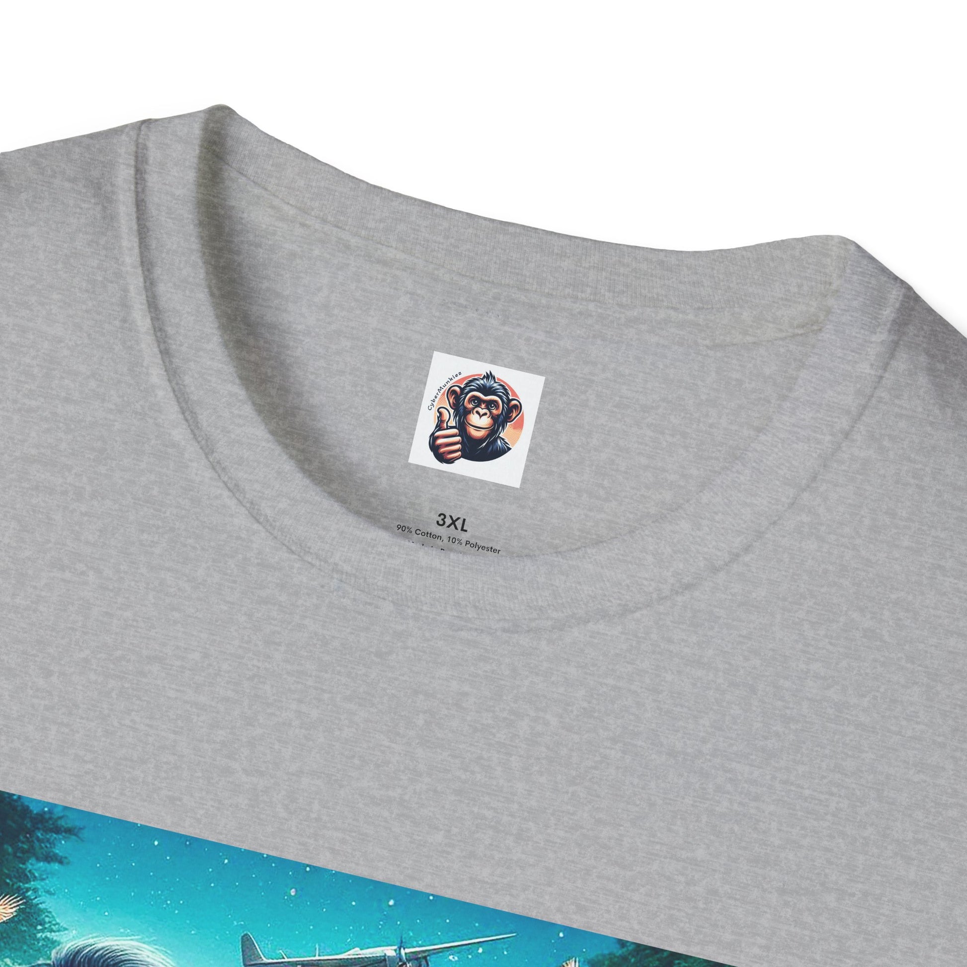 Wacky Orangutans red car T-Shirt Printify