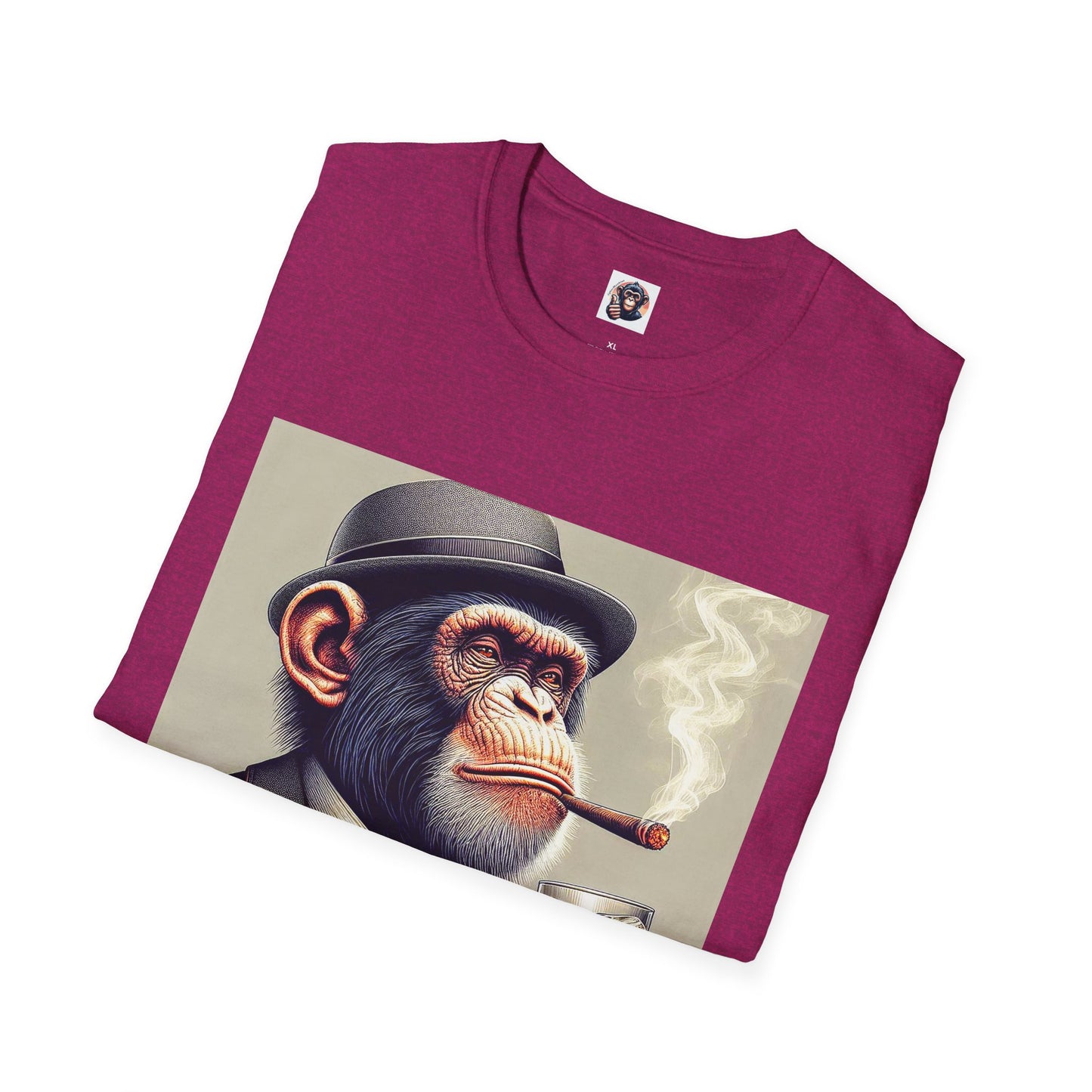 Chimp smoking shirt