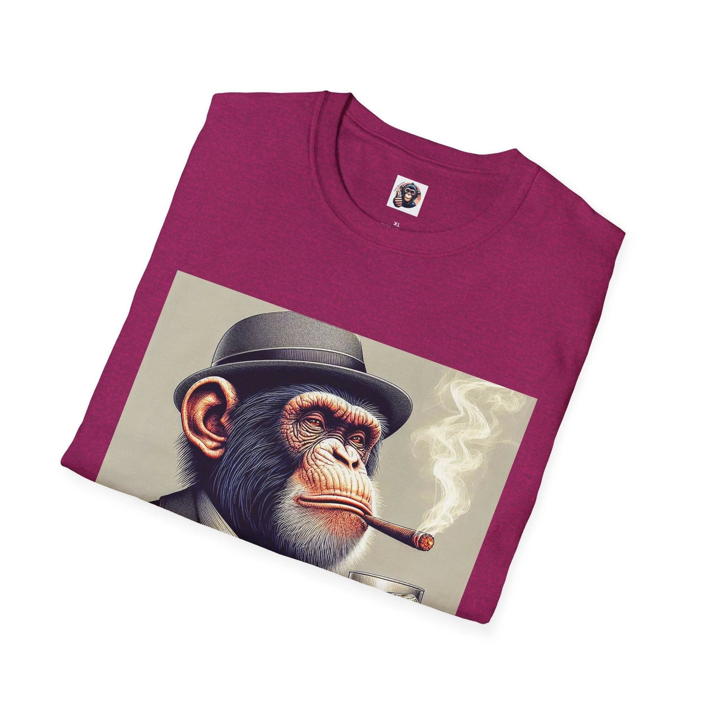Chimp smoking shirt by Printify