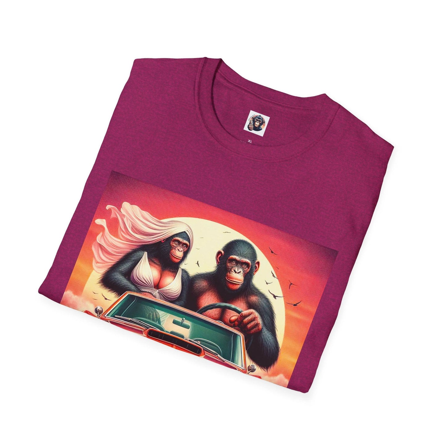 Wacky Bonobo red car by Printify