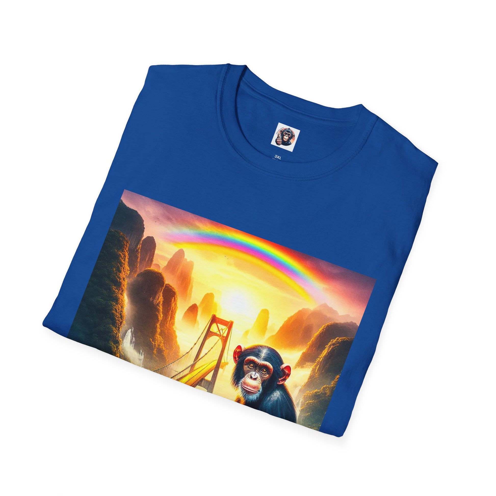 Chimp pretty sunset T-Shirt Printify