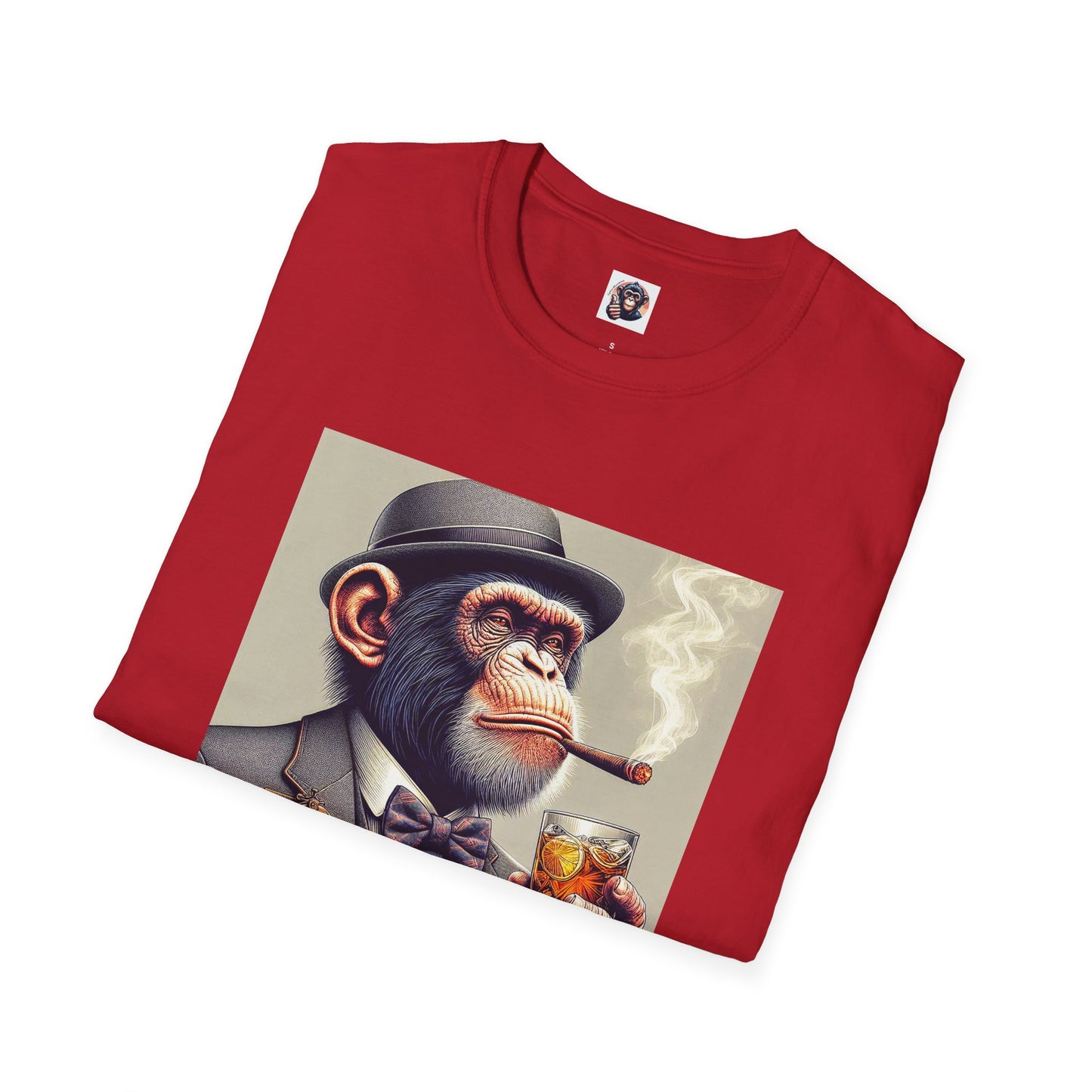 Chimp smoking shirt