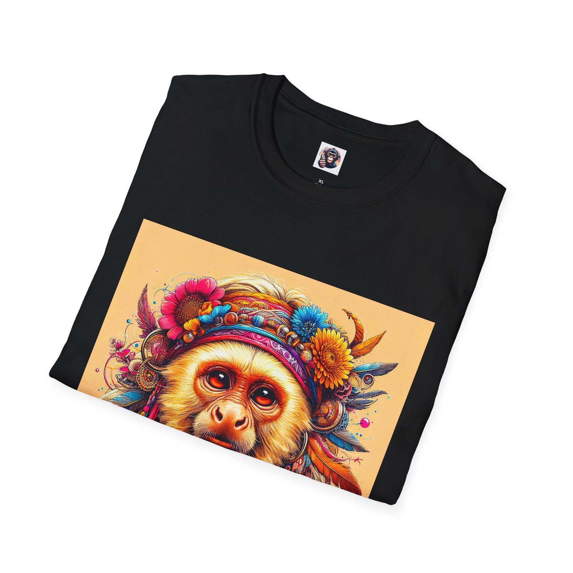 Capuchin Monkey warrior king shirt T-Shirt Printify