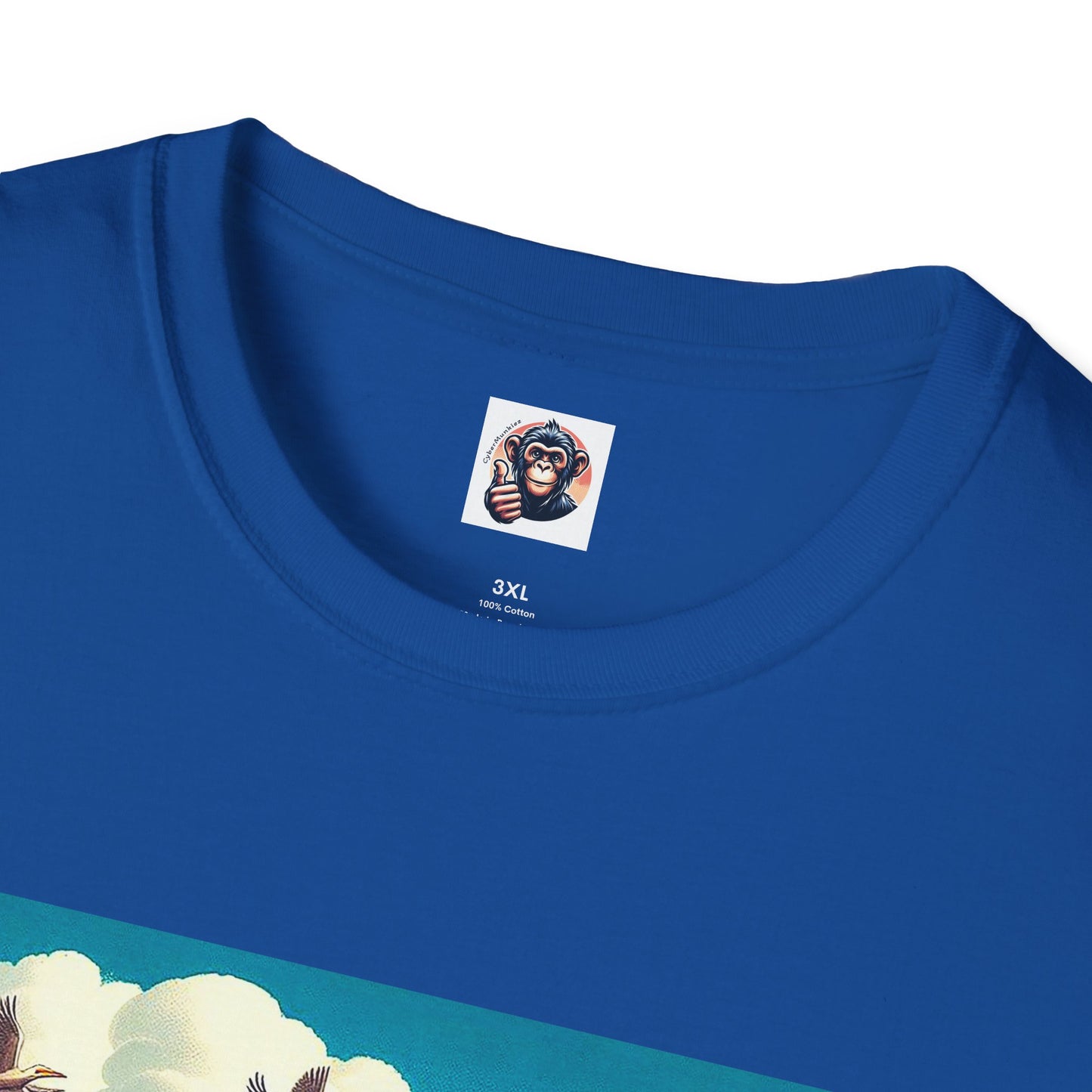 Wacky Chimp driving fun T-Shirt Printify