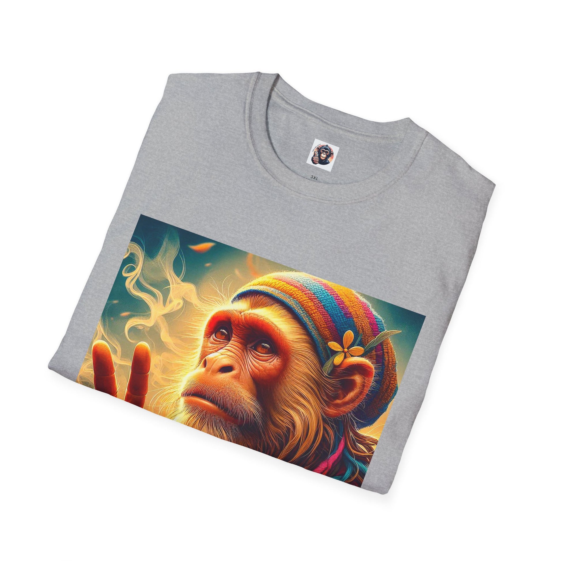 Capuchin Monkey wise man shirt T-Shirt Printify