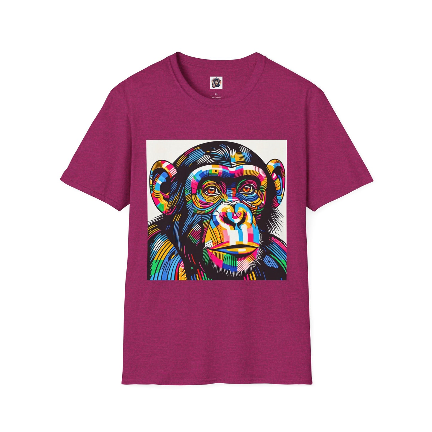 Bonobo colors T-Shirt Printify S Antique Heliconia