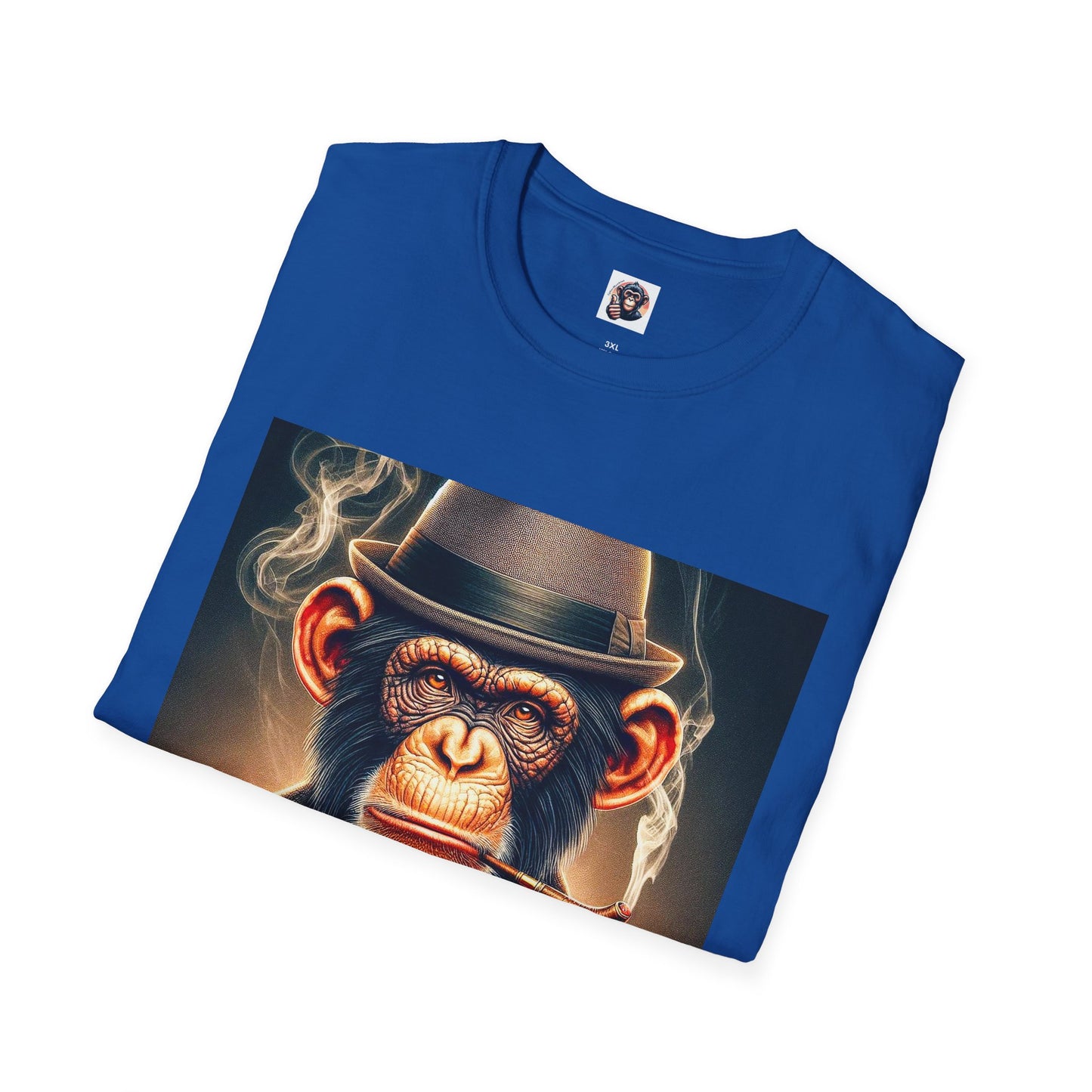 Chimp whiskey and cigars T-Shirt Printify