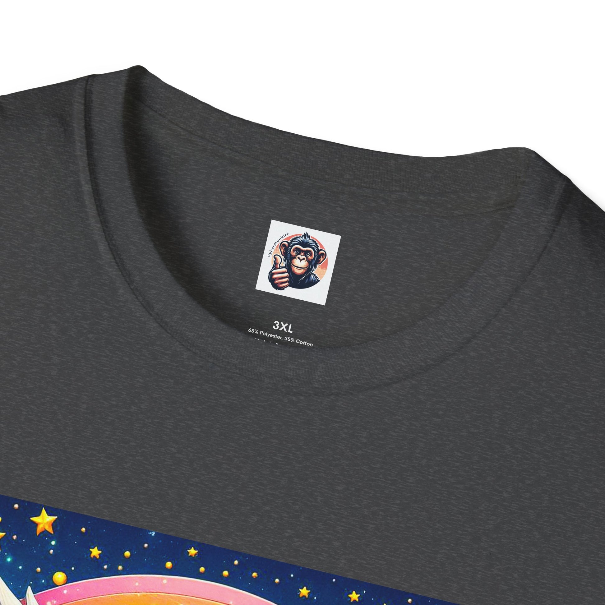 Bonobo harp player T-Shirt Printify