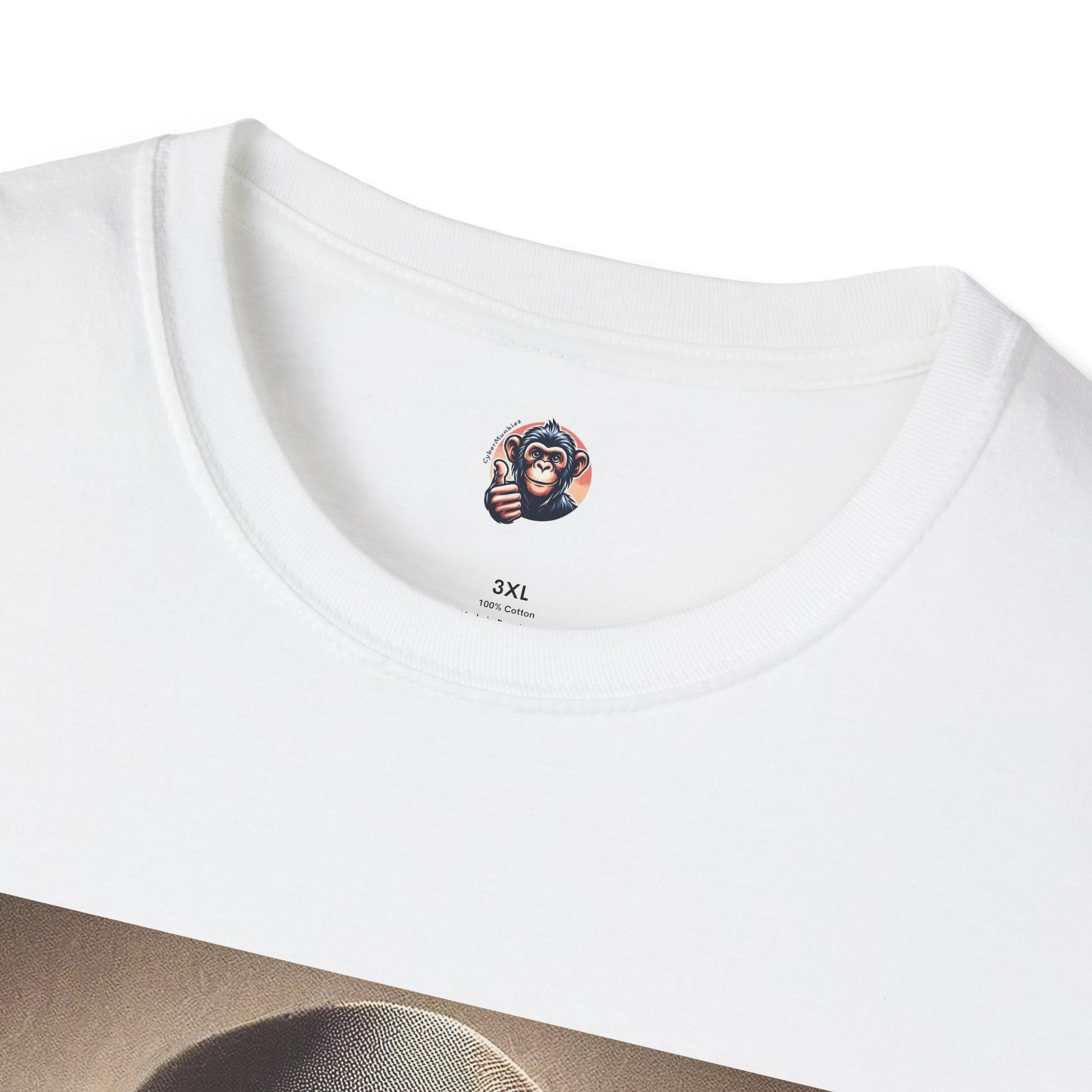 Capuchin Monkey suit and tie shirt T-Shirt Printify