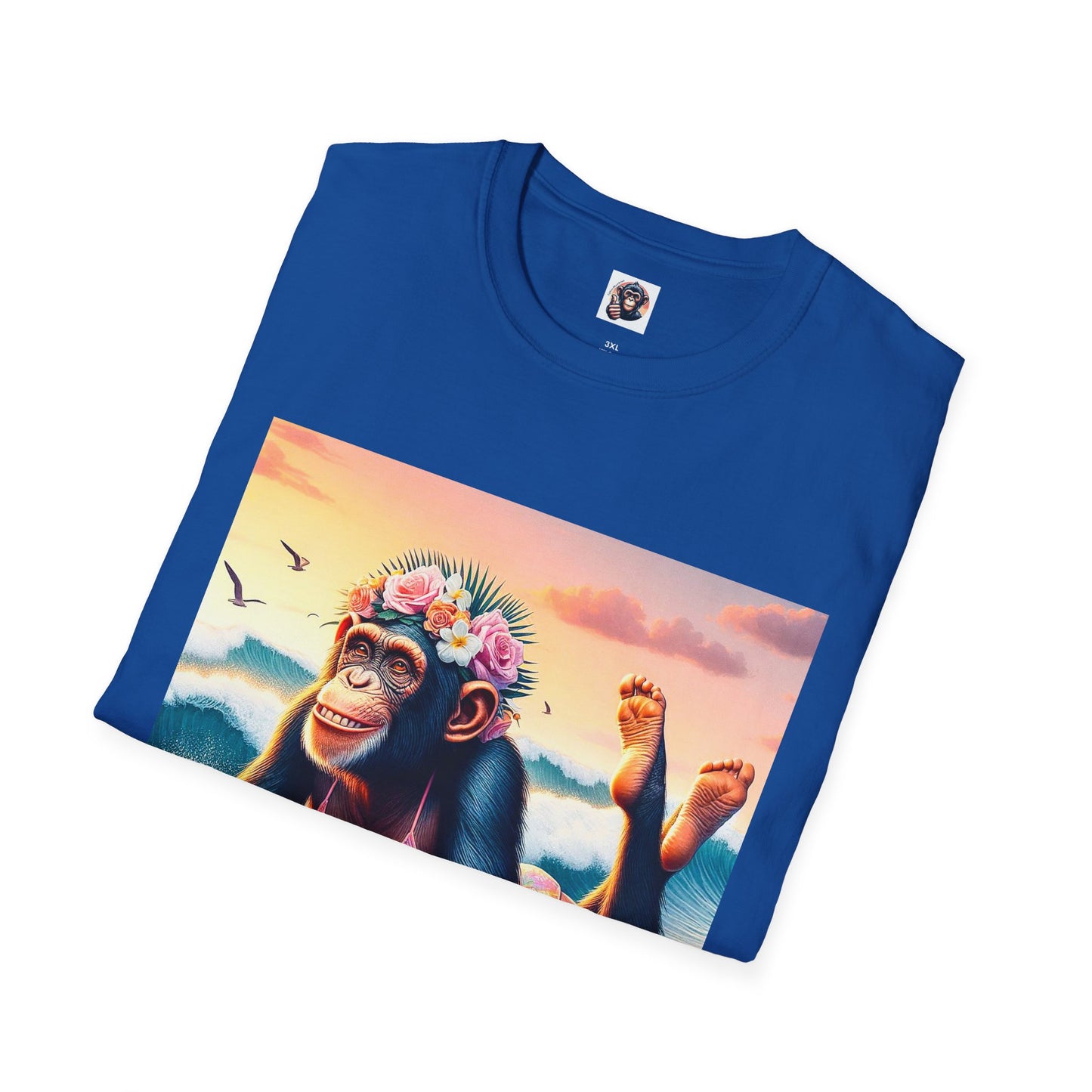 Bonobo surfer queen T-Shirt Printify