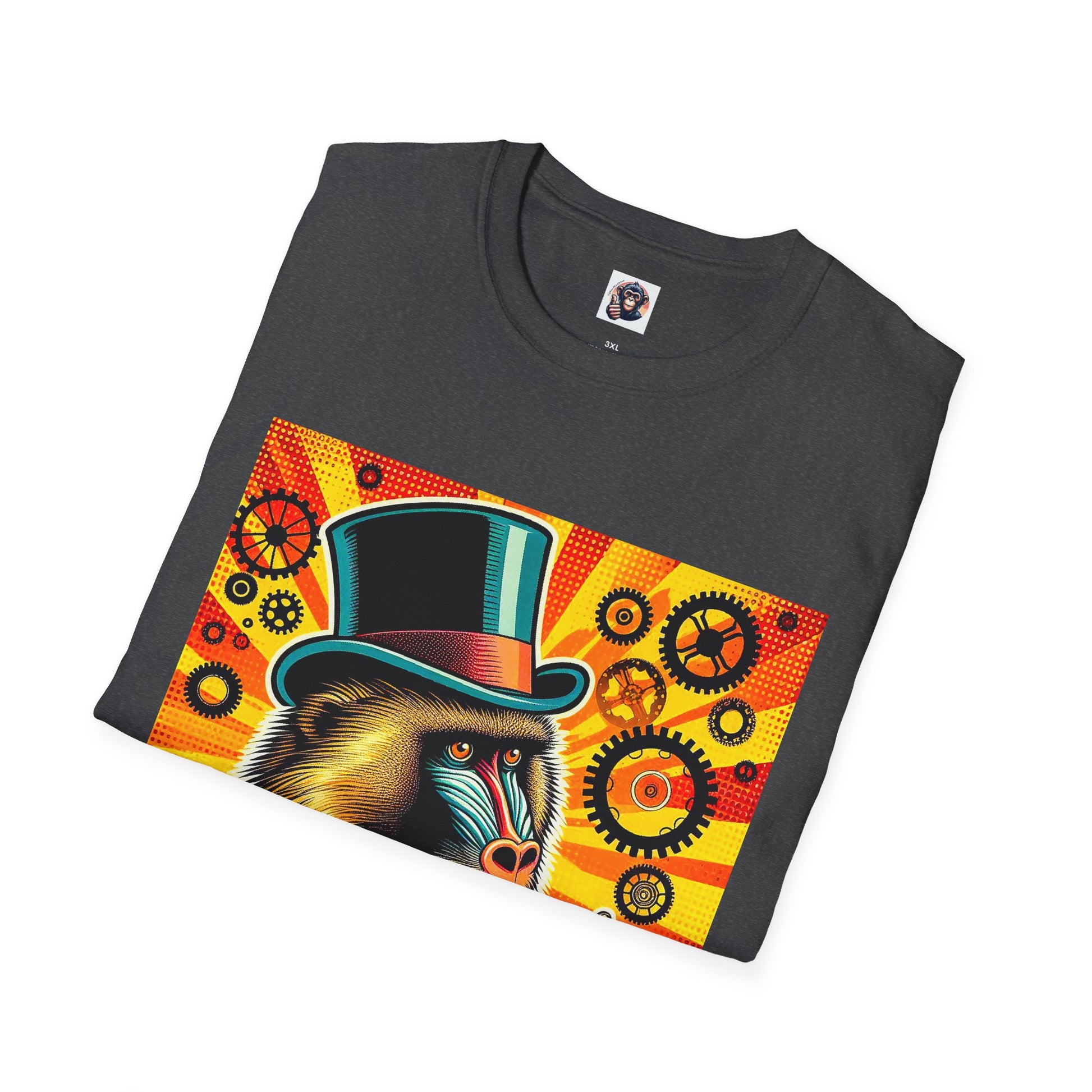 Baboon steam punk T-Shirt Printify