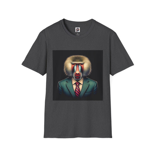 Baboon business professionals T-Shirt Printify XS Dark Heather