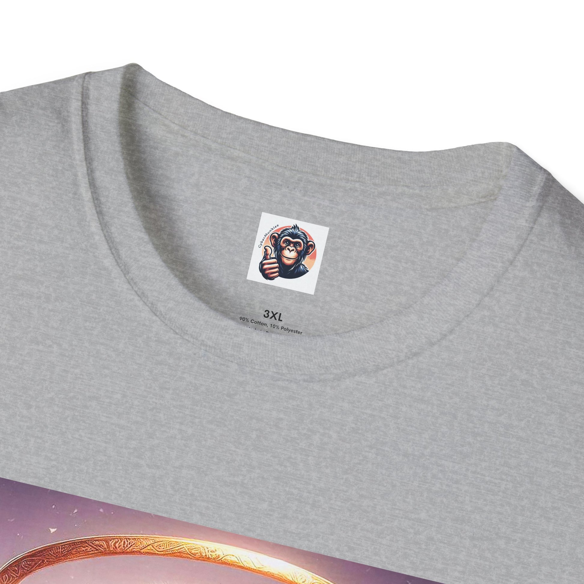 Capuchin Monkey heavenly Angel T-Shirt Printify